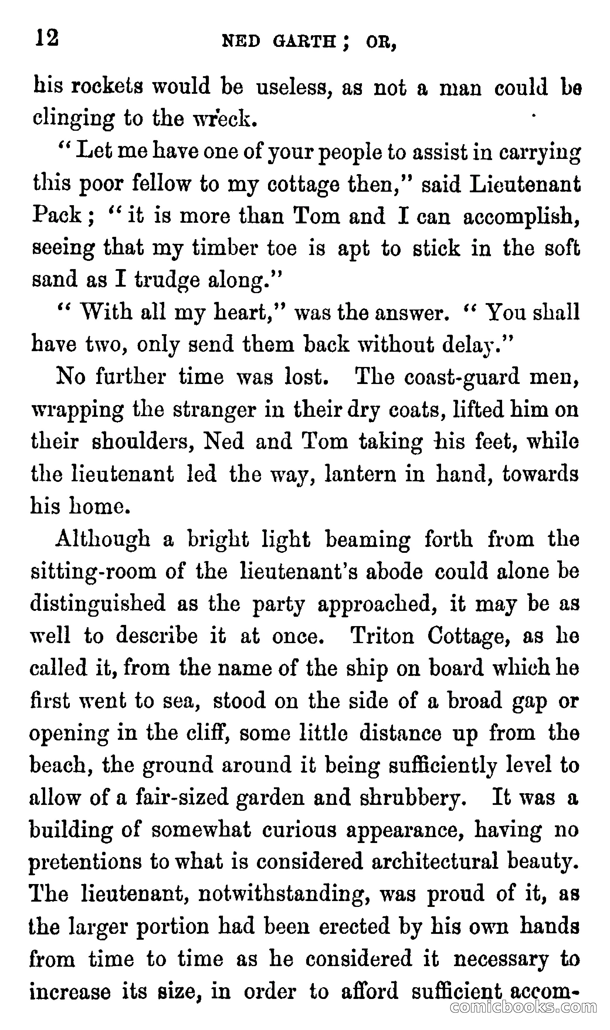 Ned Garth; or, Made Prisoner in Africa — page 16 of 260