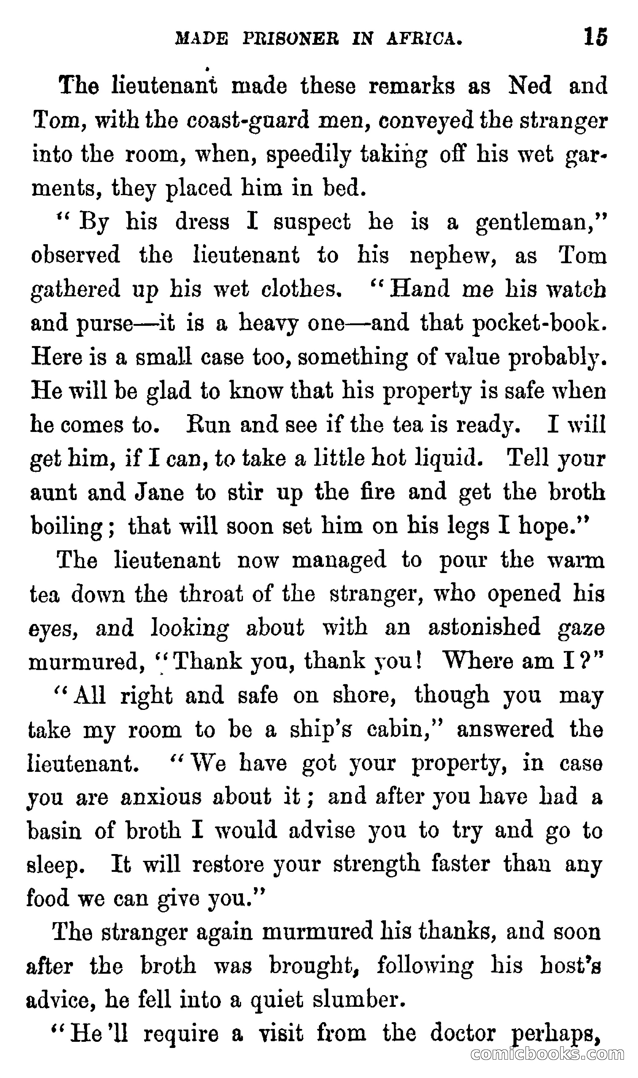 Ned Garth; or, Made Prisoner in Africa — page 19 of 260