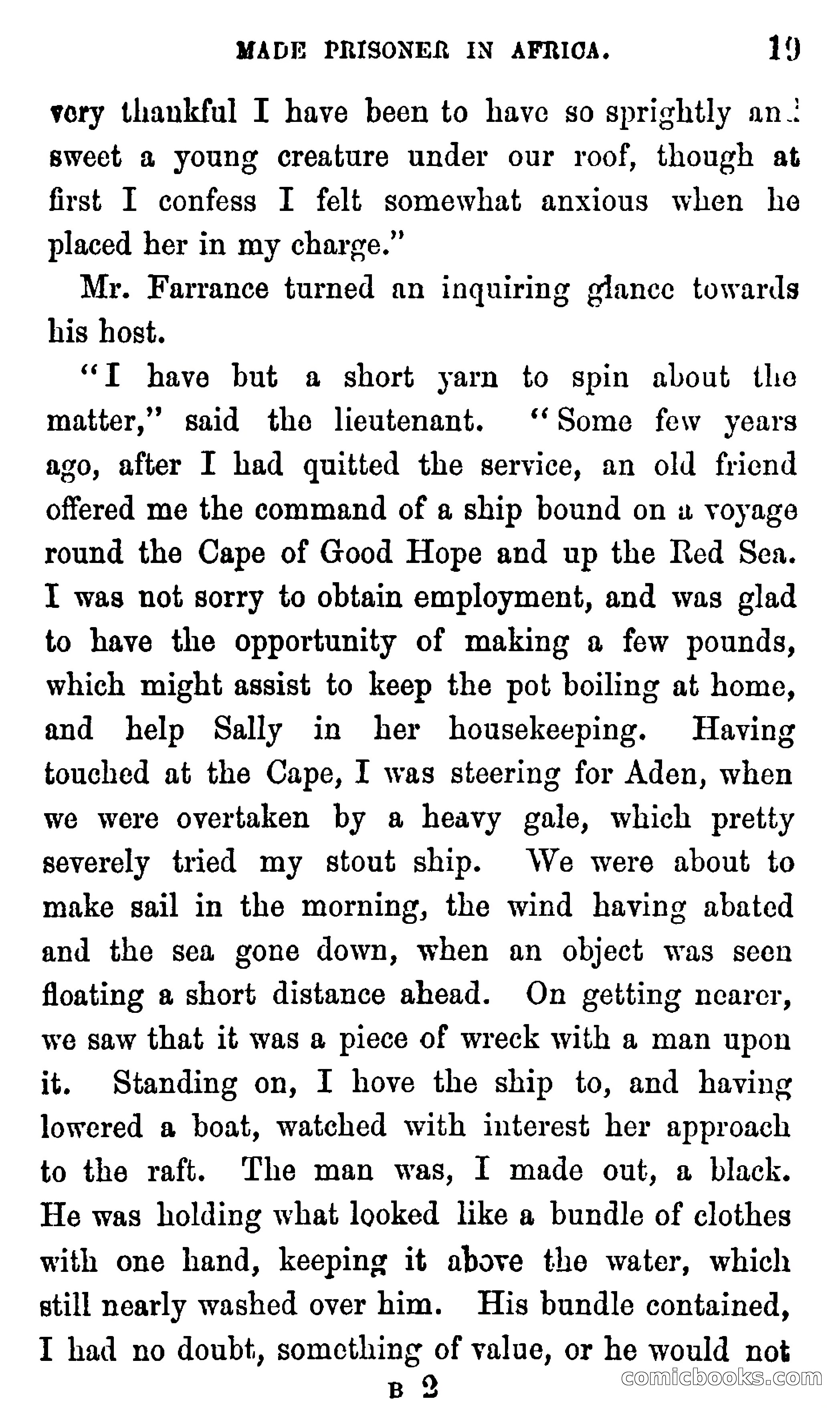 Ned Garth; or, Made Prisoner in Africa — page 23 of 260