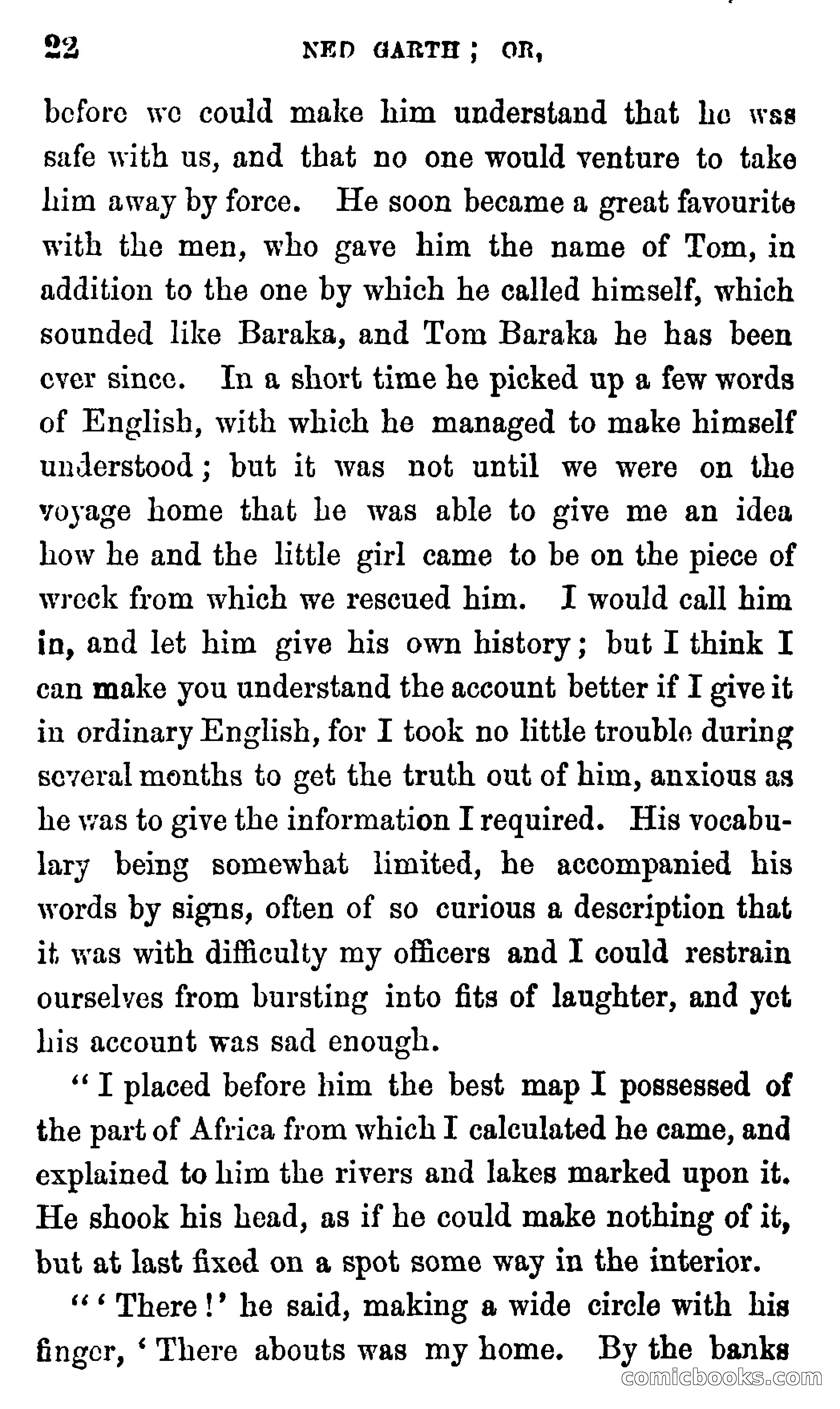 Ned Garth; or, Made Prisoner in Africa — page 26 of 260