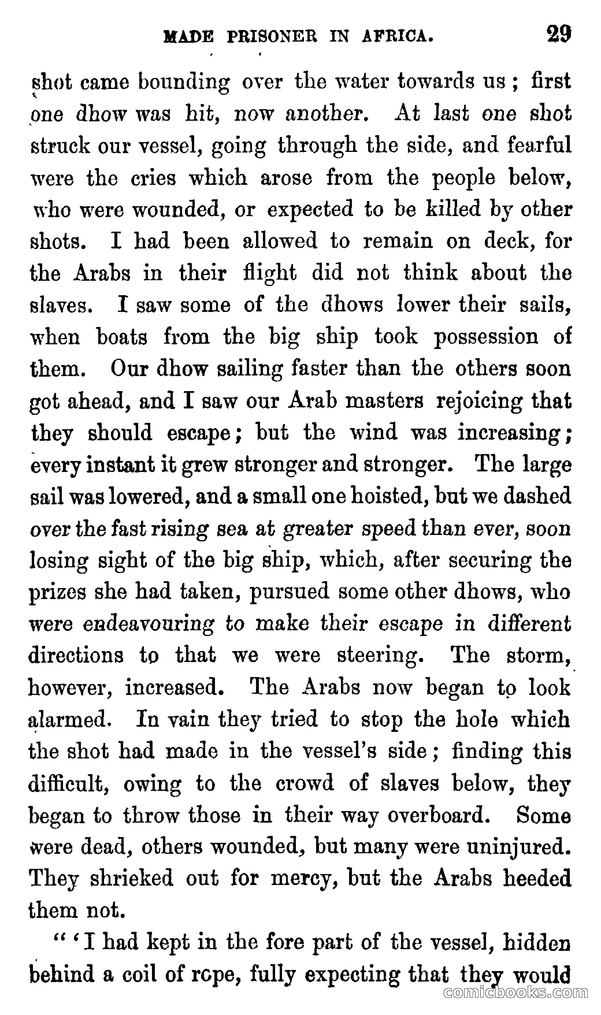 Ned Garth; or, Made Prisoner in Africa — page 33 of 260