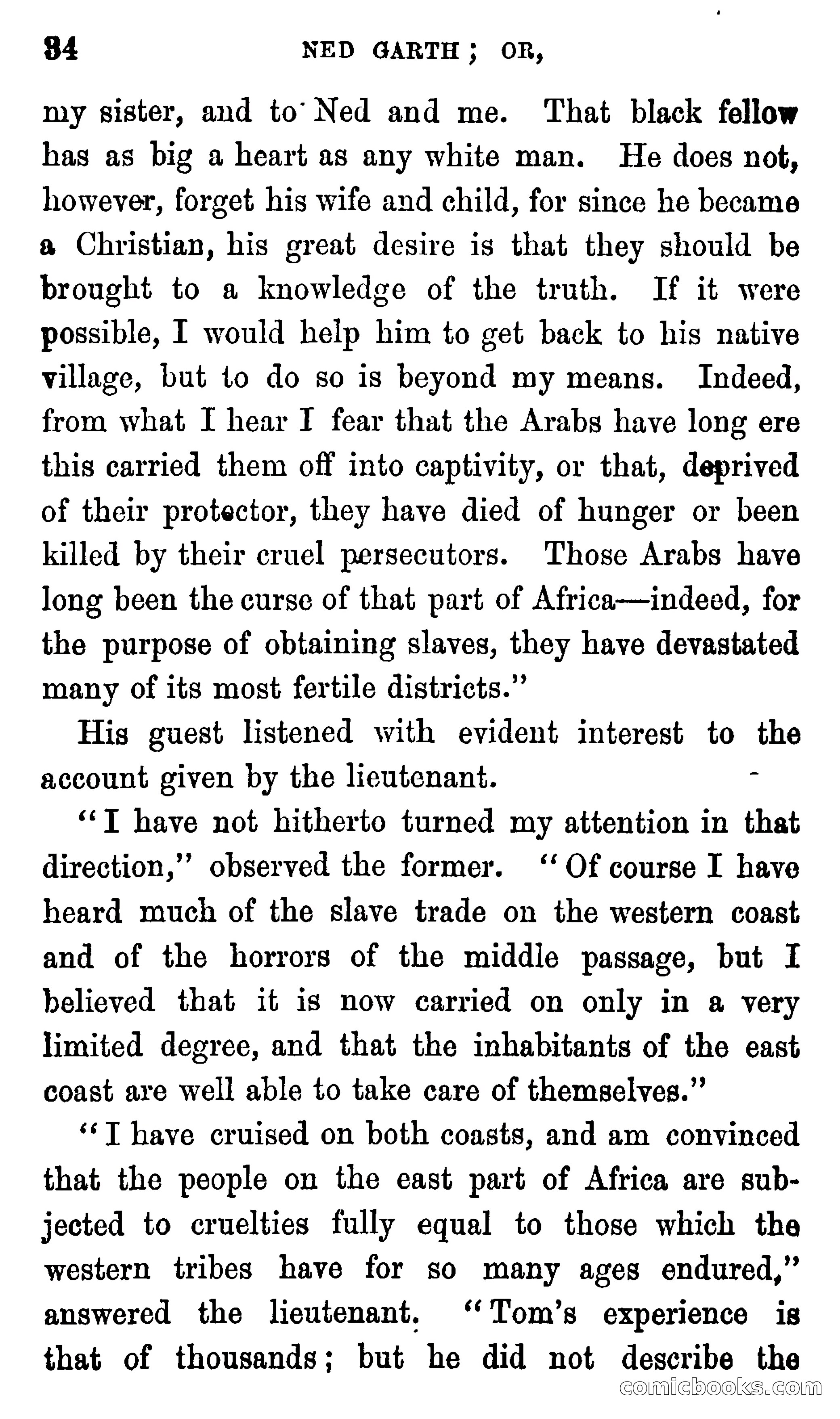 Ned Garth; or, Made Prisoner in Africa — page 38 of 260