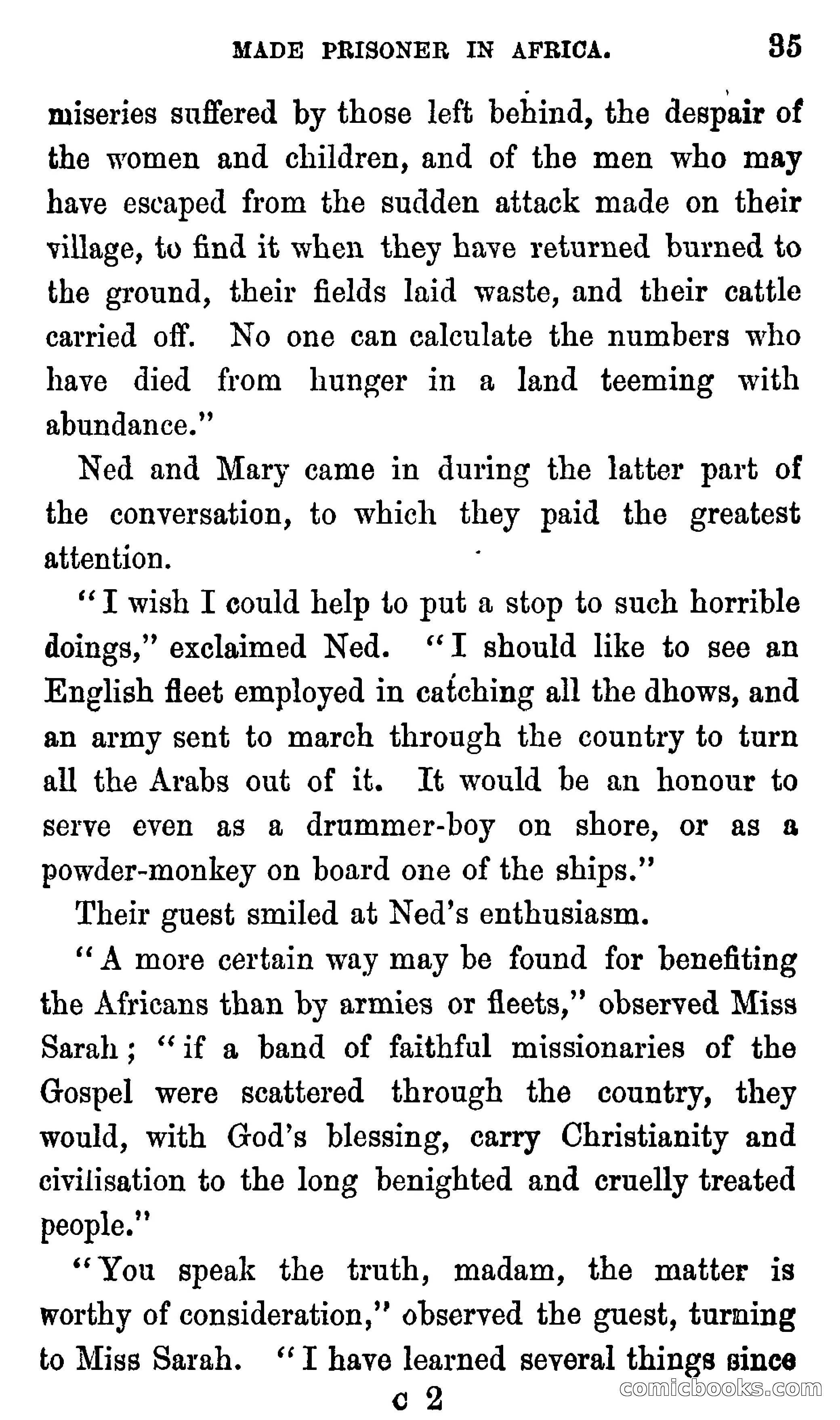 Ned Garth; or, Made Prisoner in Africa — page 39 of 260