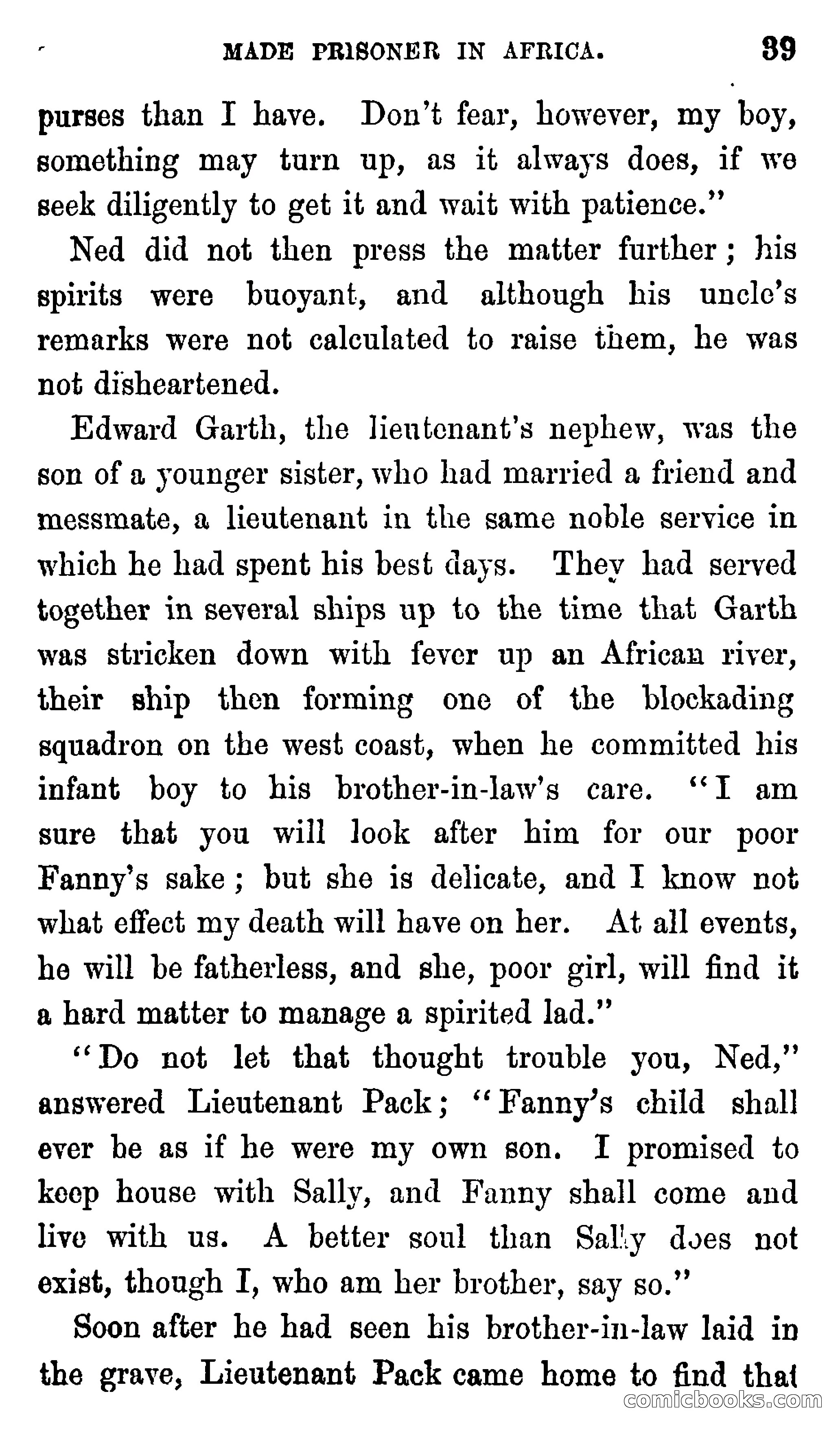 Ned Garth; or, Made Prisoner in Africa — page 43 of 260