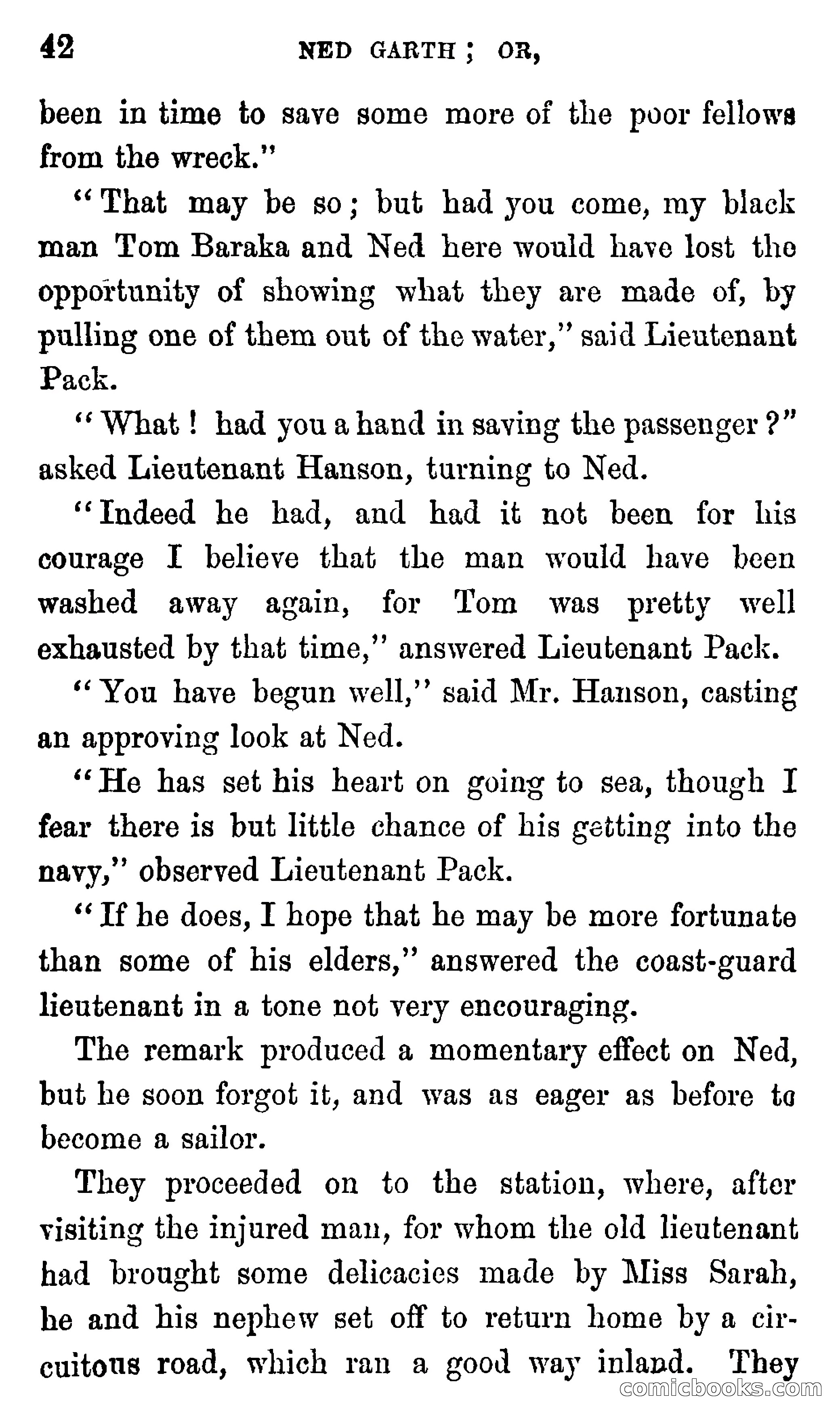 Ned Garth; or, Made Prisoner in Africa — page 46 of 260