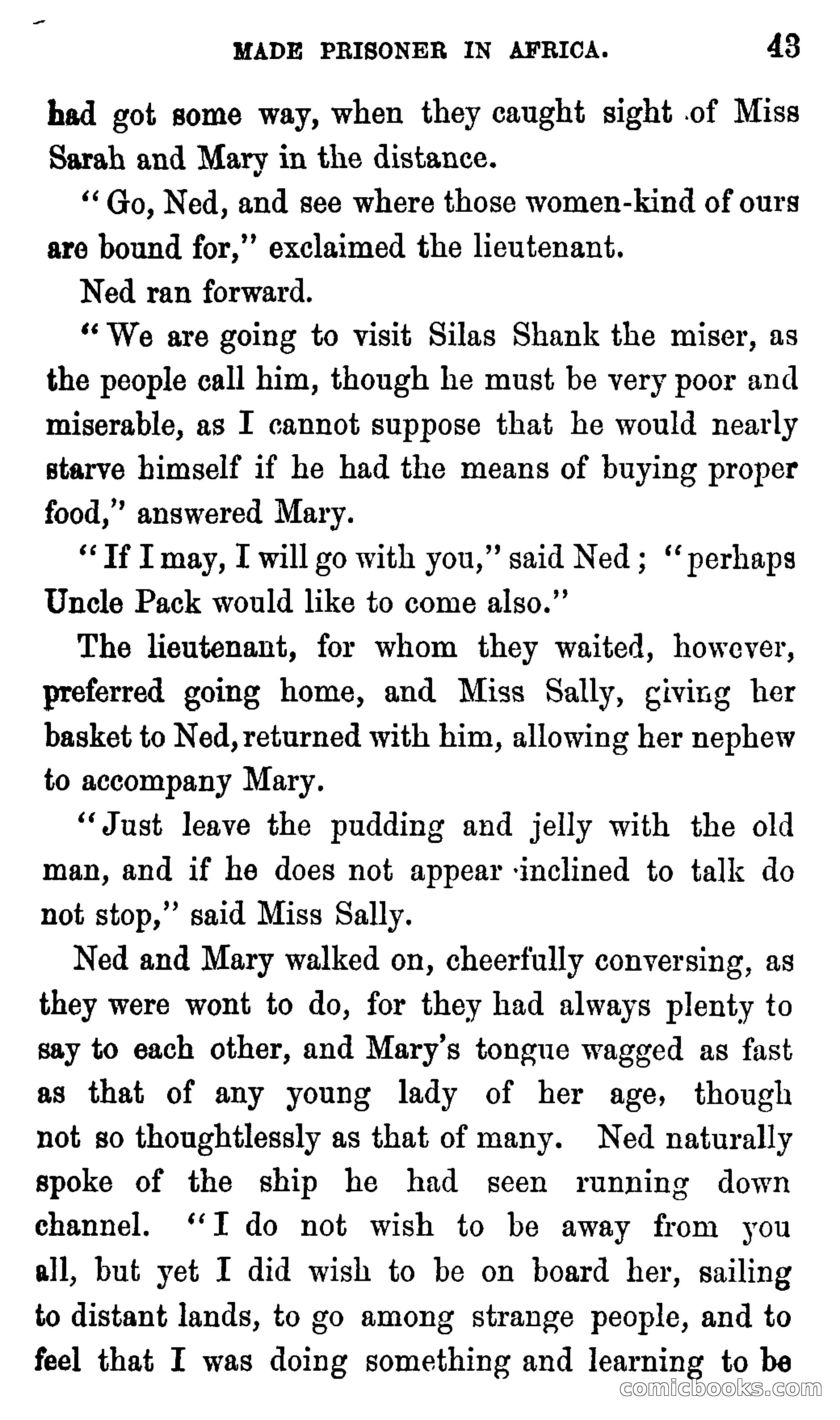 Ned Garth; or, Made Prisoner in Africa — page 47 of 260