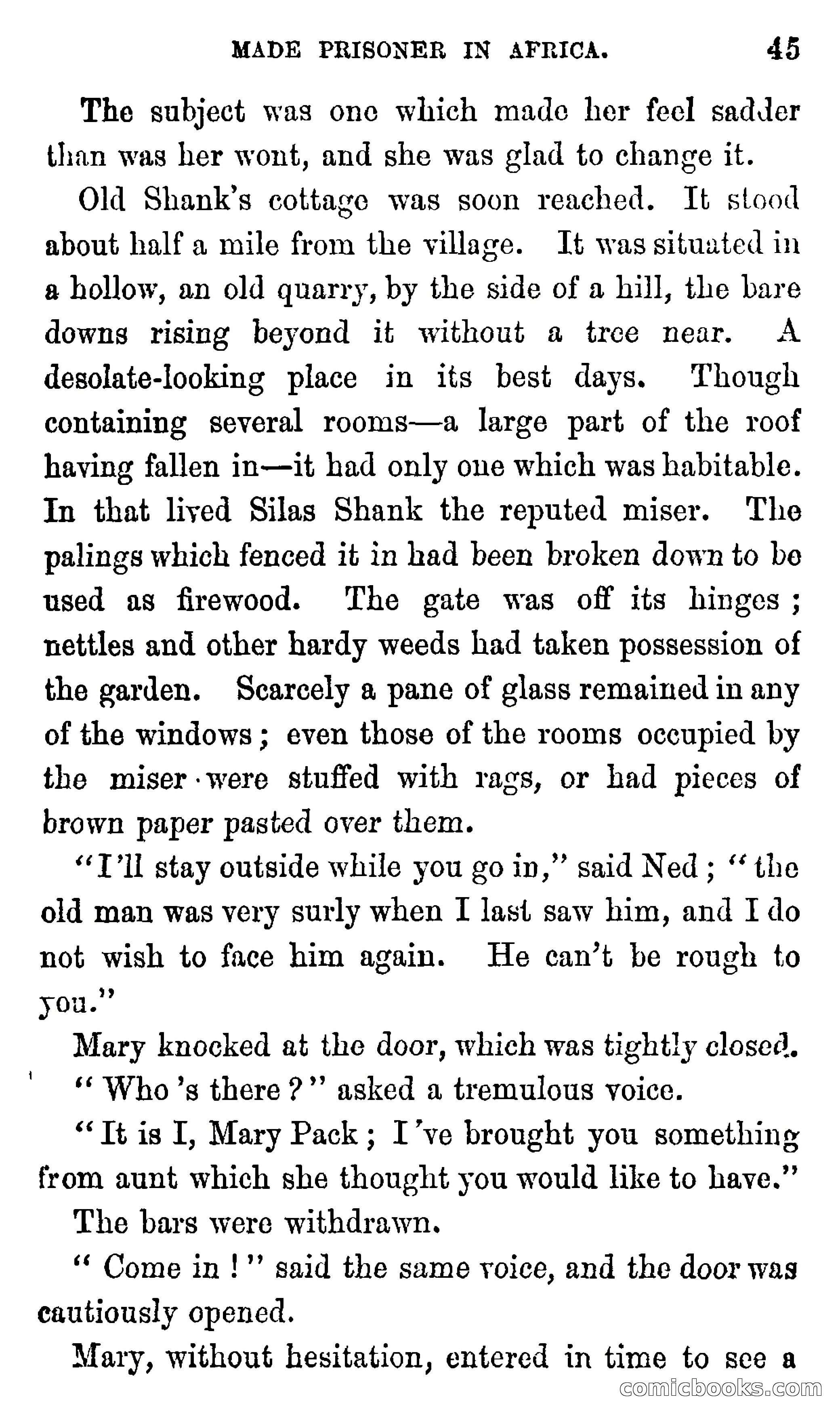 Ned Garth; or, Made Prisoner in Africa — page 49 of 260