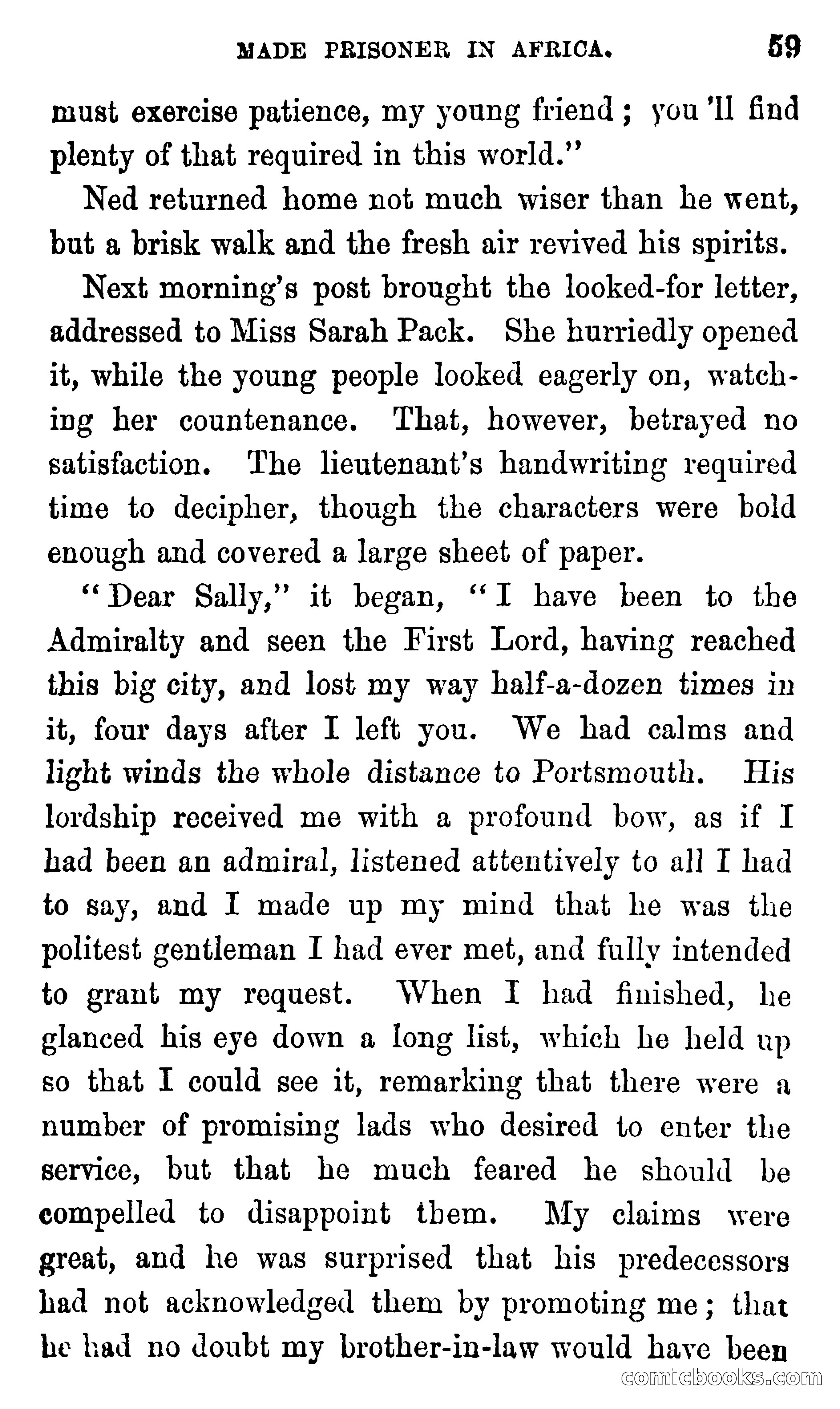 Ned Garth; or, Made Prisoner in Africa — page 63 of 260