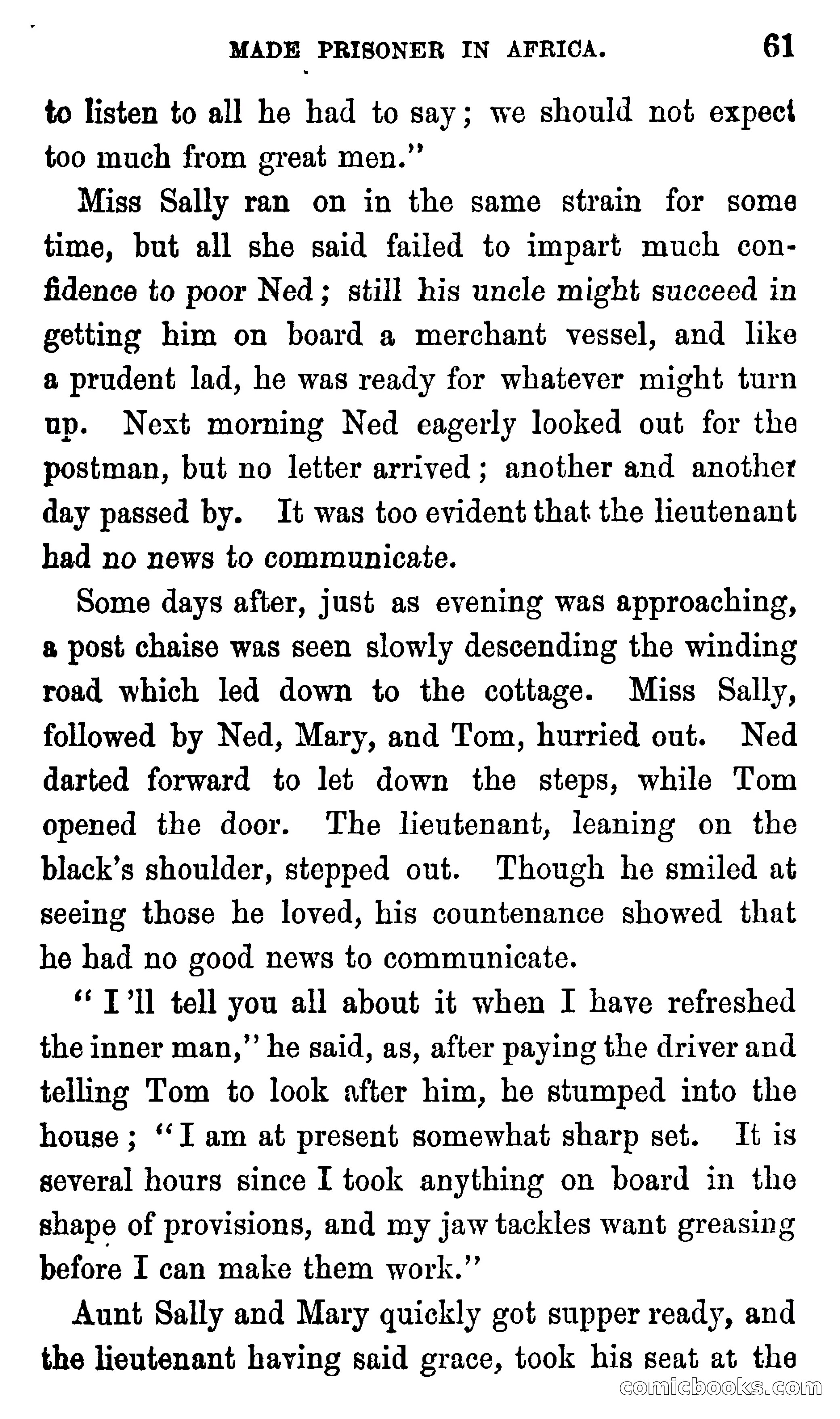 Ned Garth; or, Made Prisoner in Africa — page 65 of 260