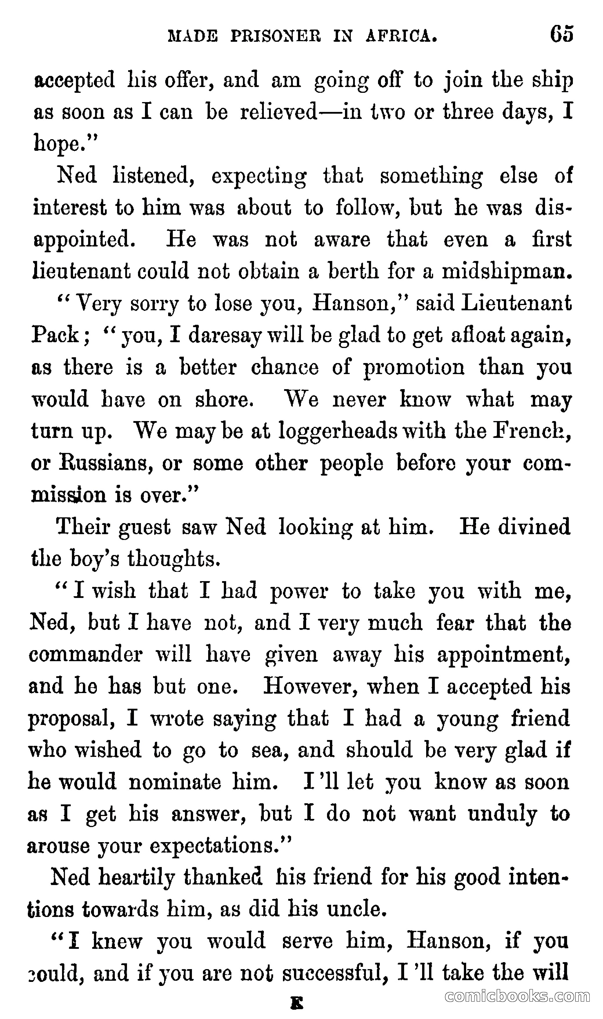 Ned Garth; or, Made Prisoner in Africa — page 69 of 260