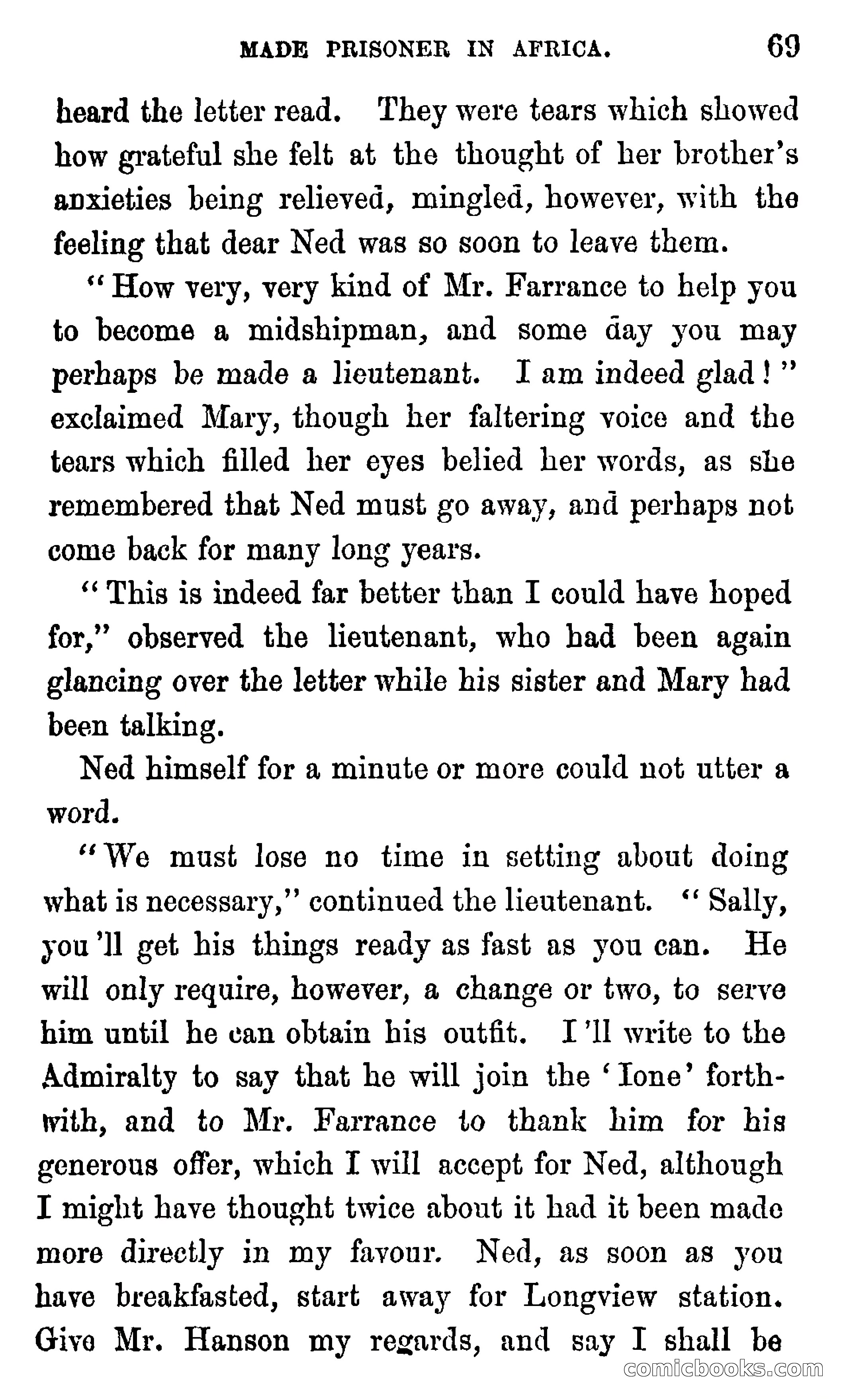 Ned Garth; or, Made Prisoner in Africa — page 73 of 260