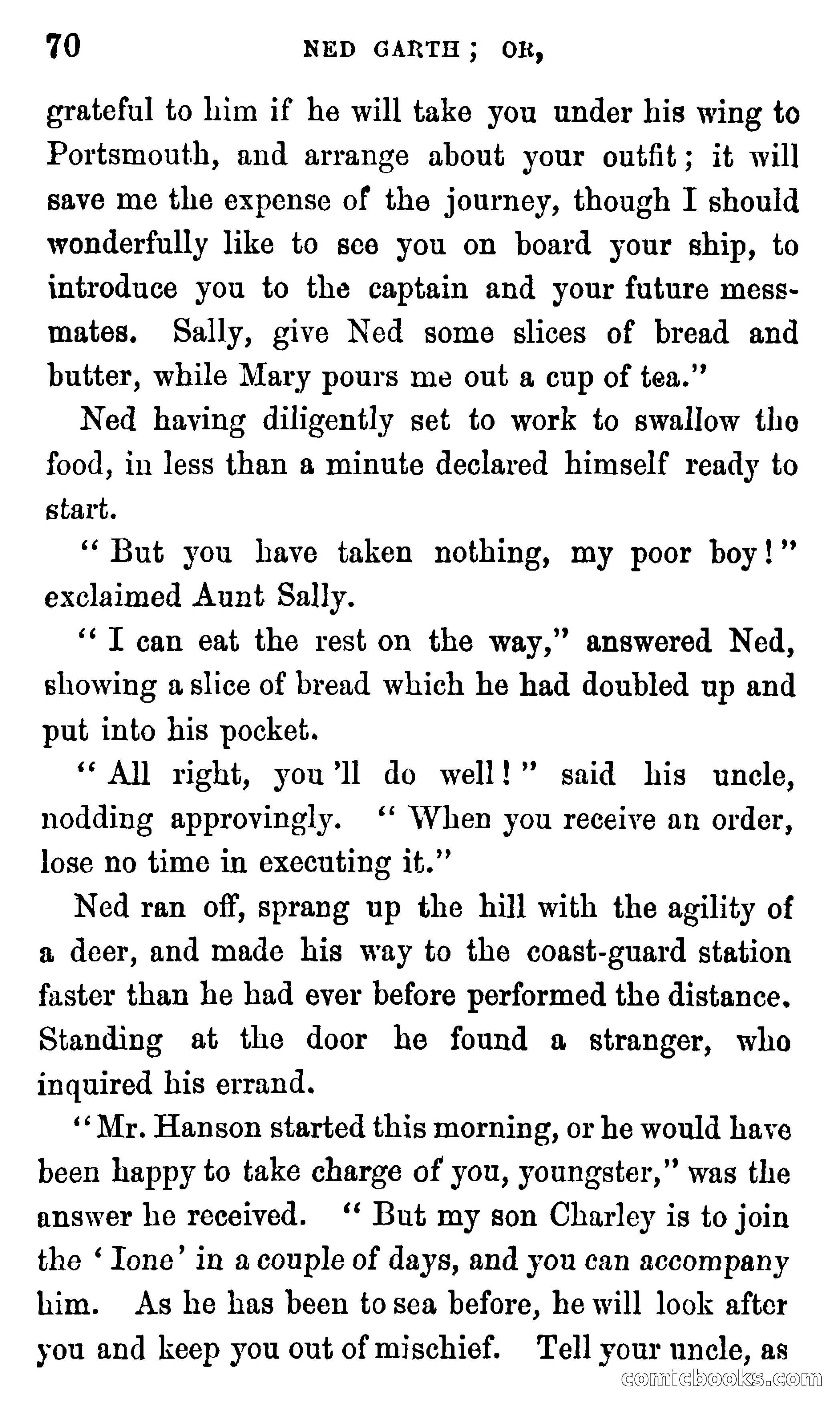 Ned Garth; or, Made Prisoner in Africa — page 74 of 260
