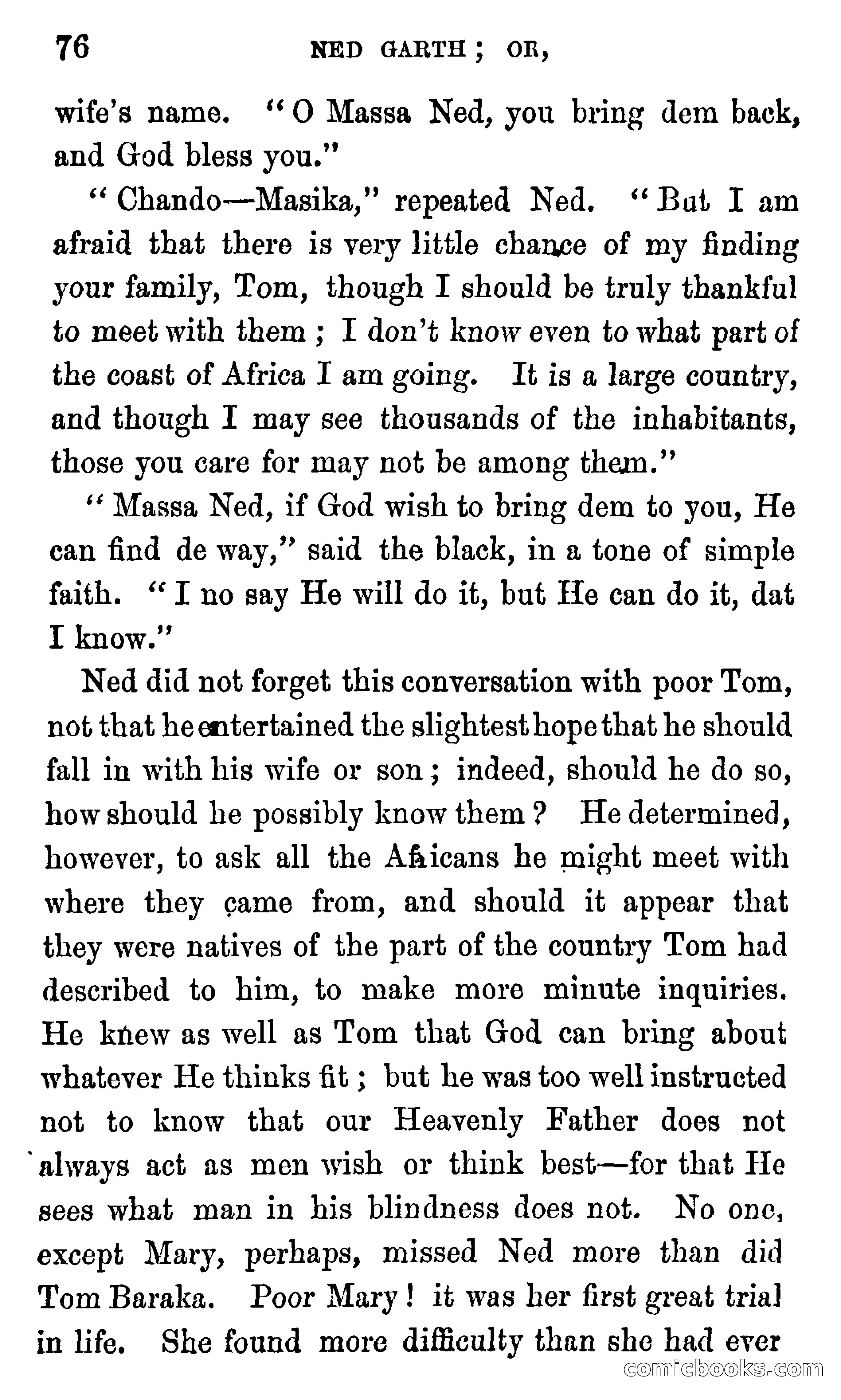 Ned Garth; or, Made Prisoner in Africa — page 80 of 260