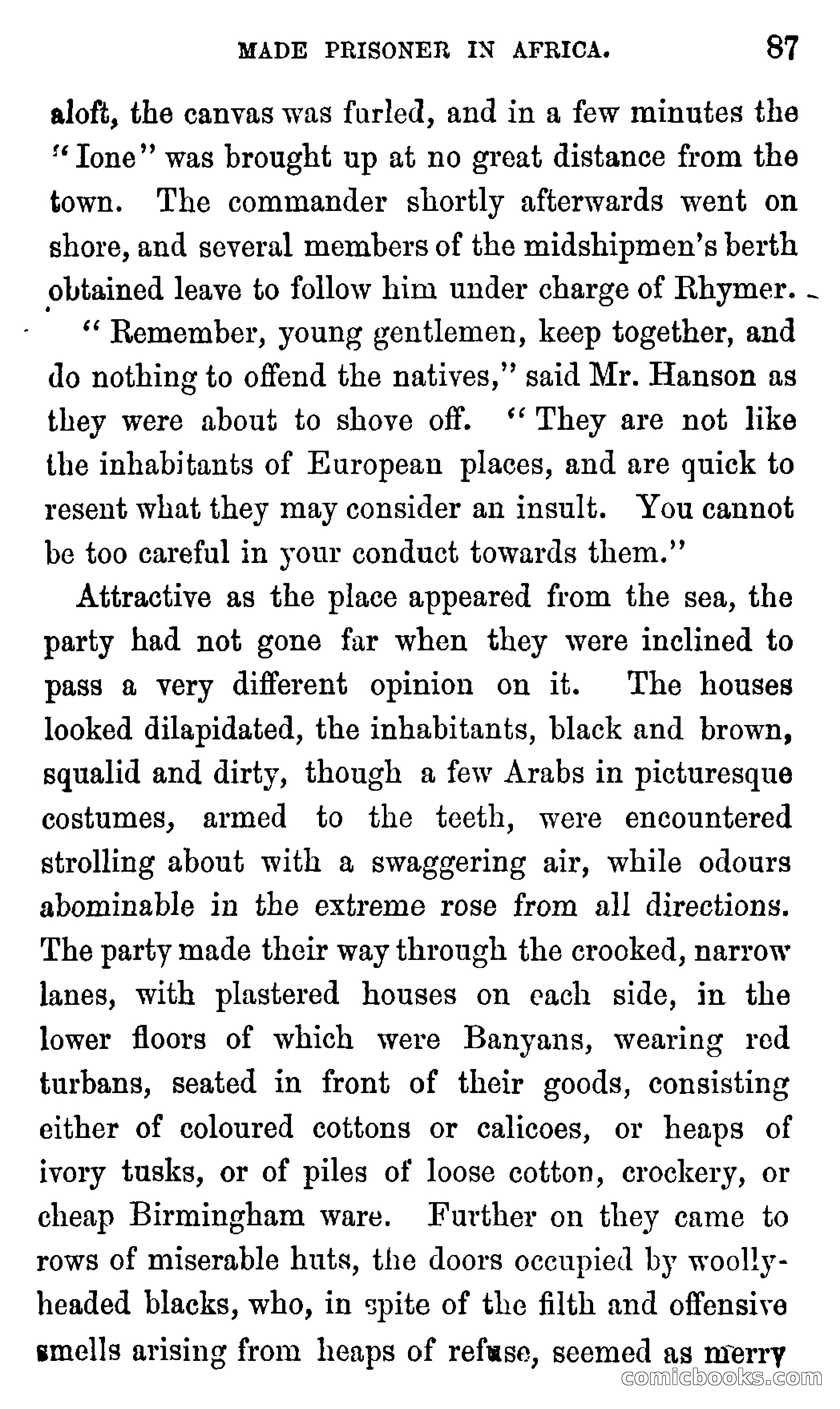 Ned Garth; or, Made Prisoner in Africa — page 91 of 260