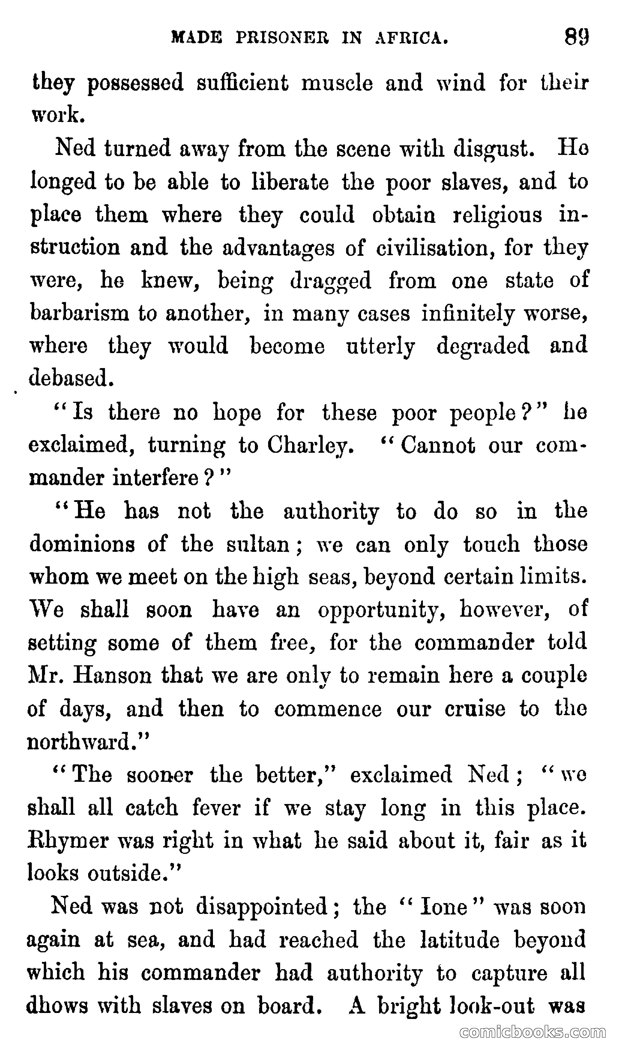 Ned Garth; or, Made Prisoner in Africa — page 93 of 260