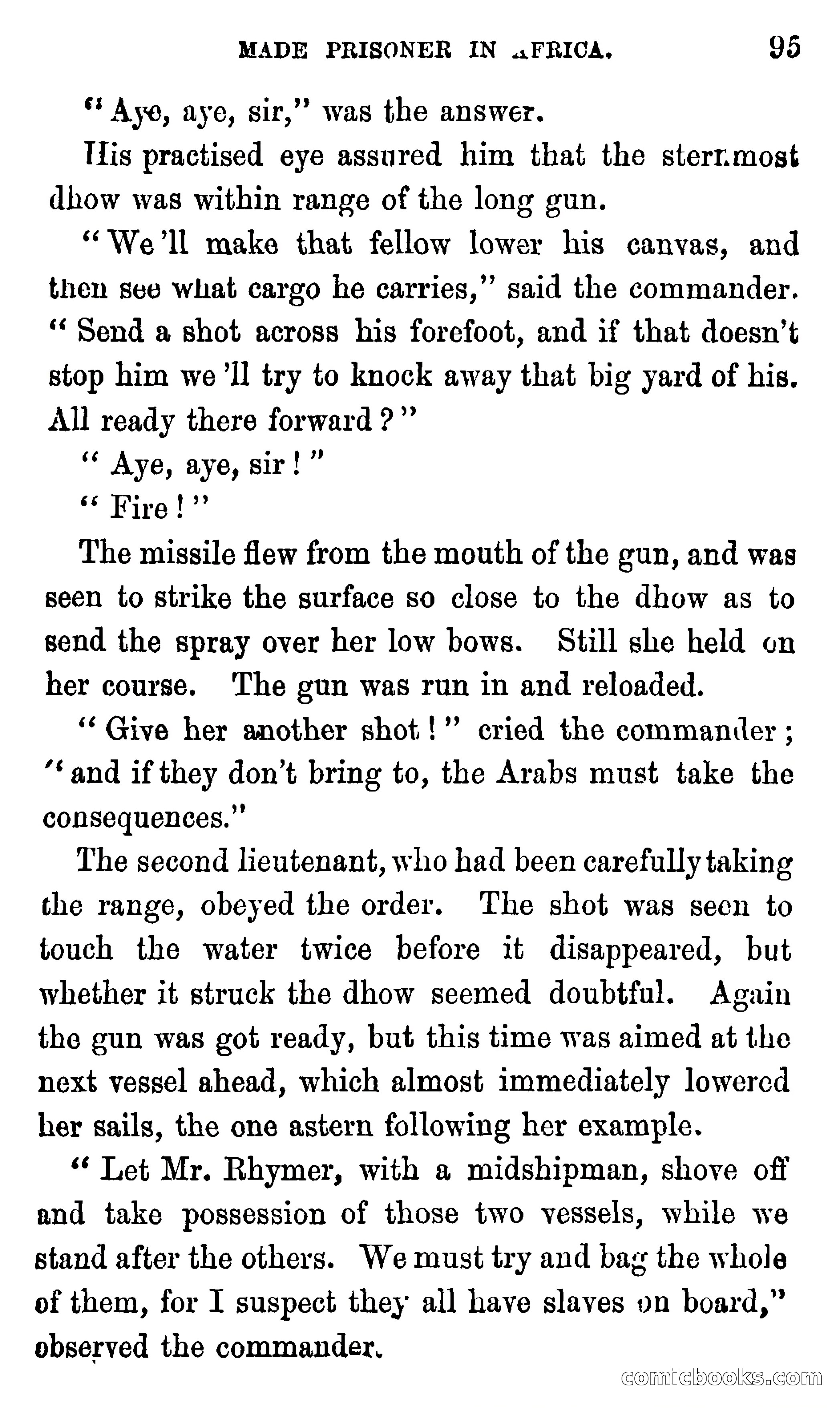 Ned Garth; or, Made Prisoner in Africa — page 99 of 260