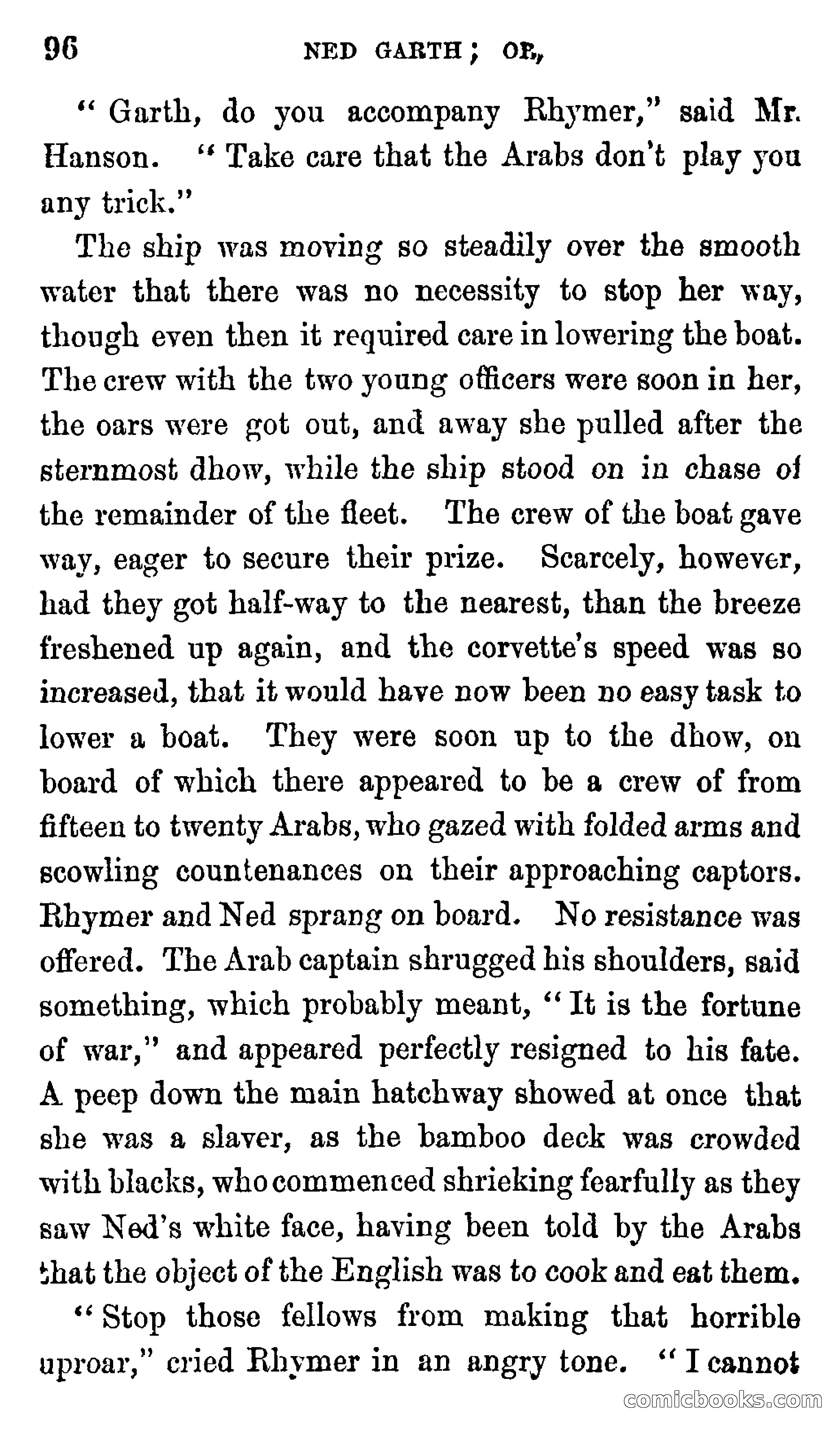 Ned Garth; or, Made Prisoner in Africa — page 100 of 260