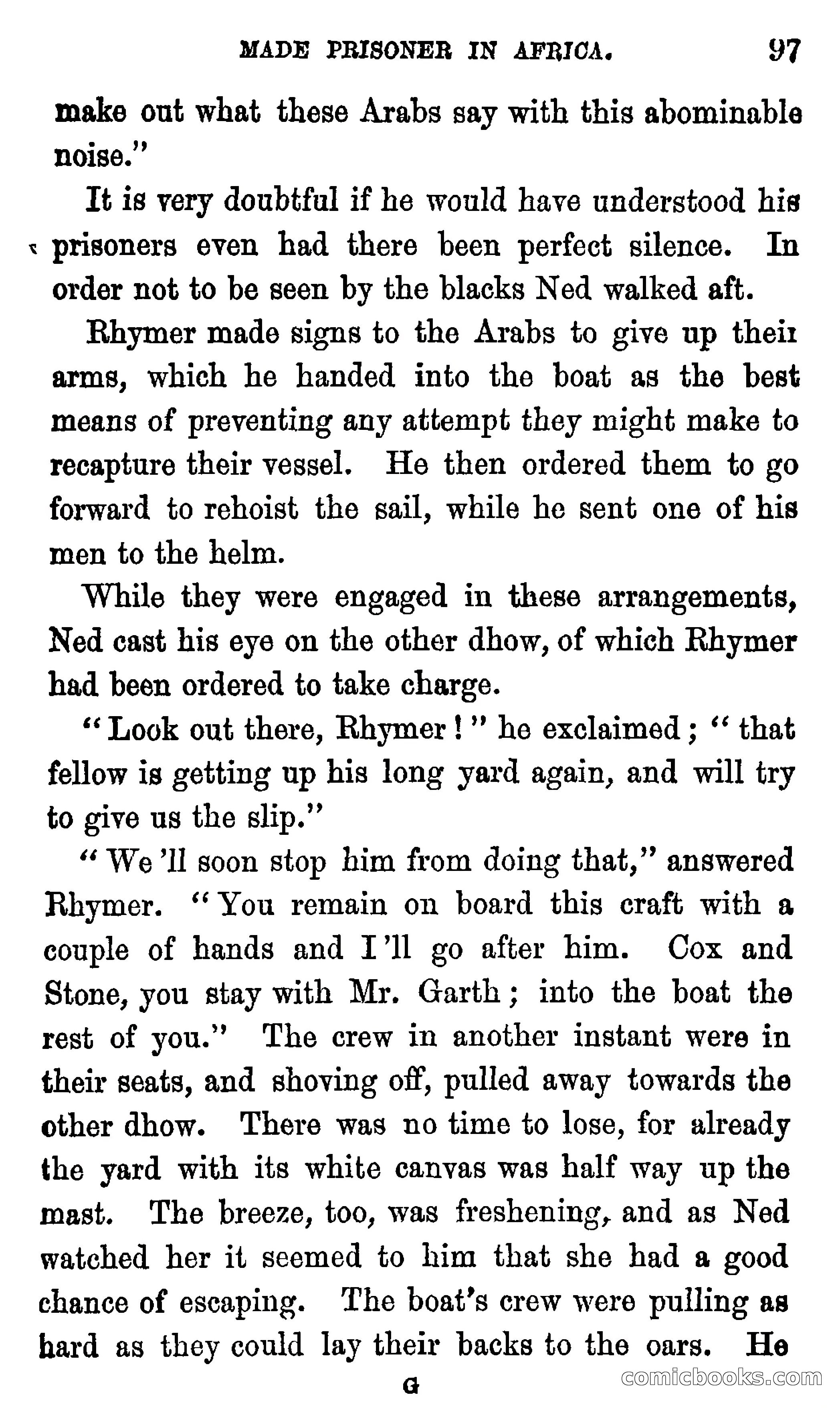 Ned Garth; or, Made Prisoner in Africa — page 101 of 260