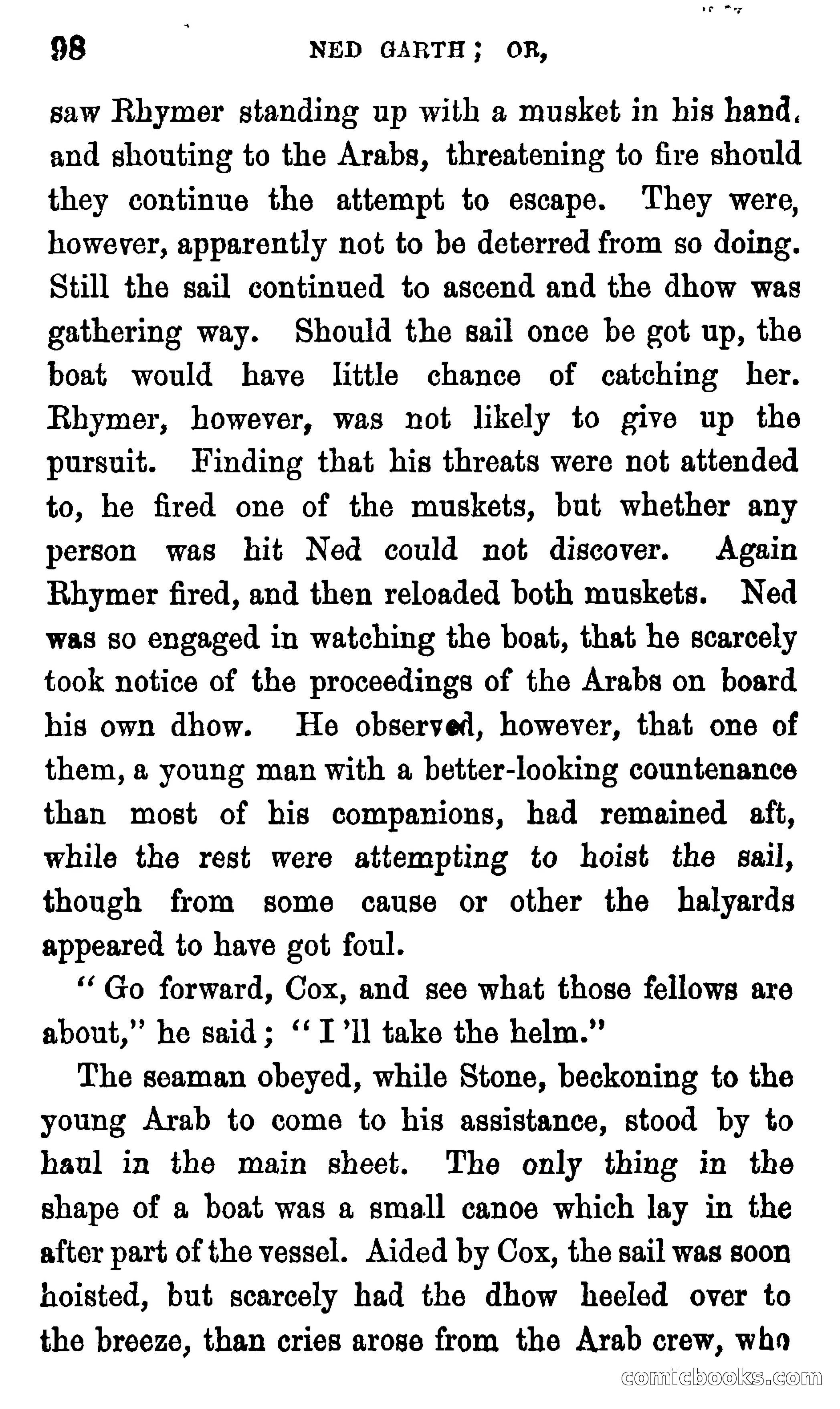 Ned Garth; or, Made Prisoner in Africa — page 102 of 260