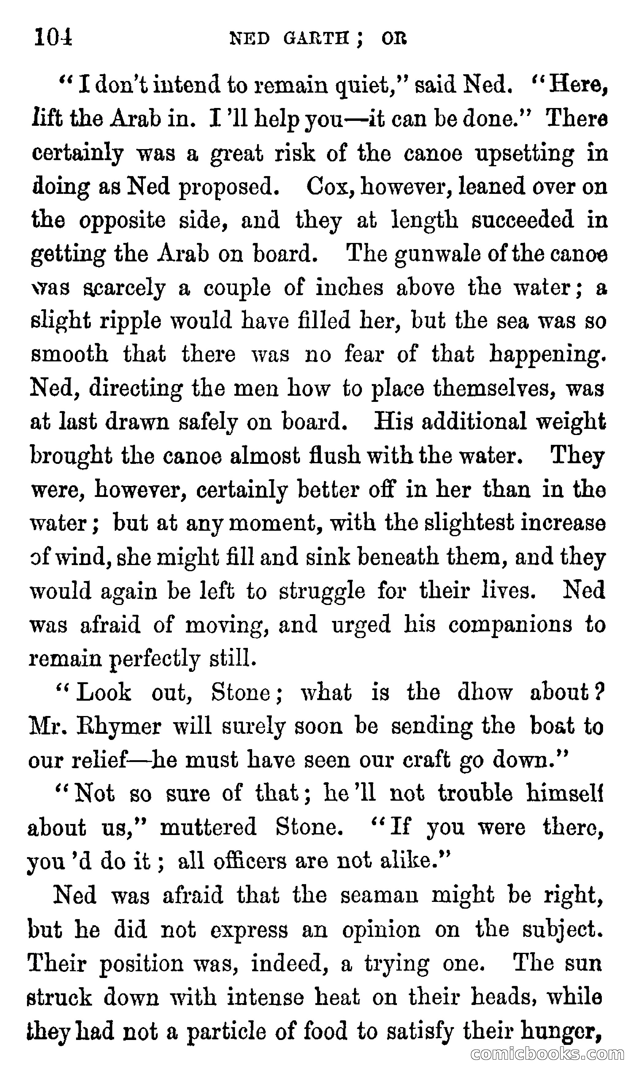 Ned Garth; or, Made Prisoner in Africa — page 108 of 260