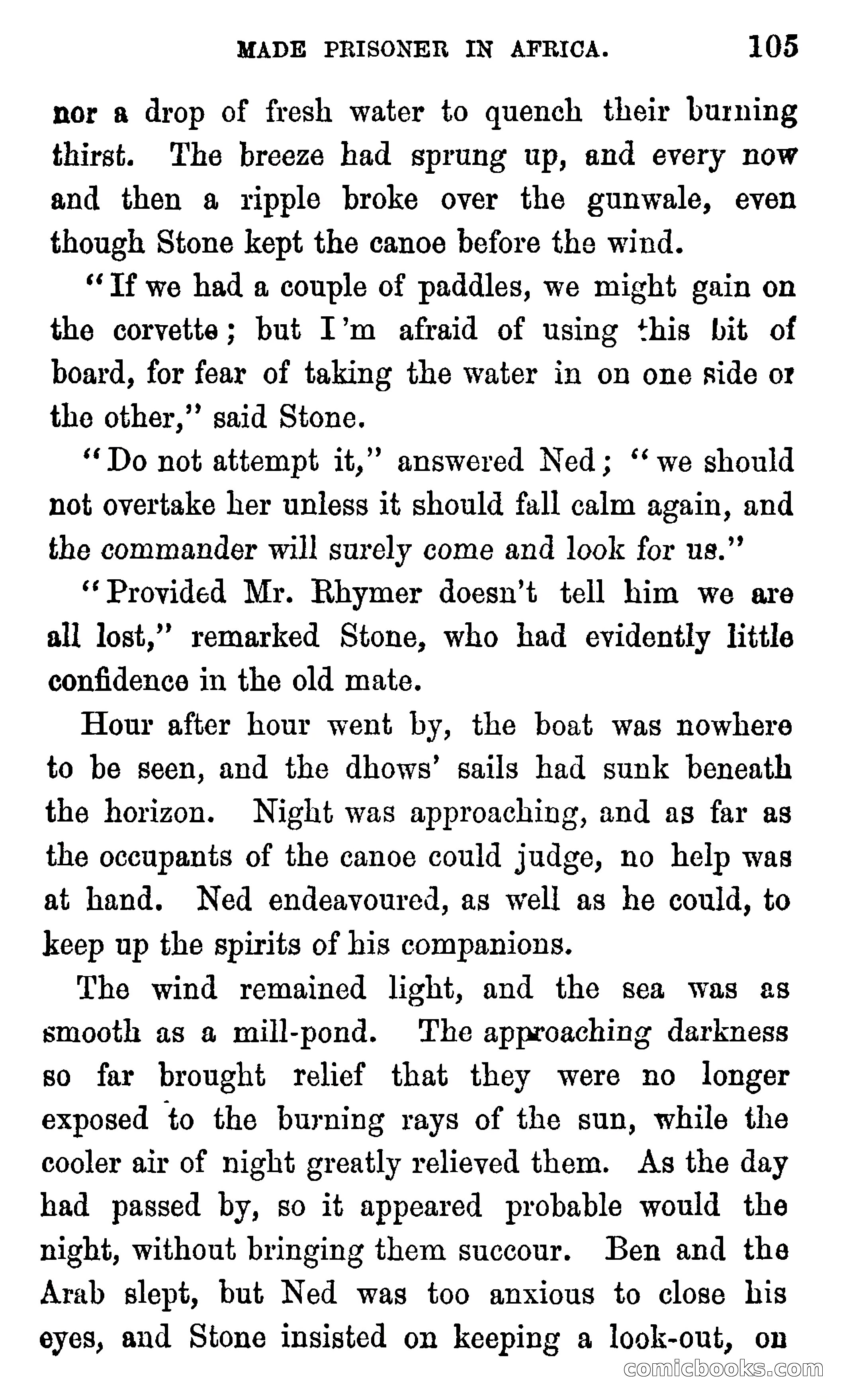 Ned Garth; or, Made Prisoner in Africa — page 109 of 260