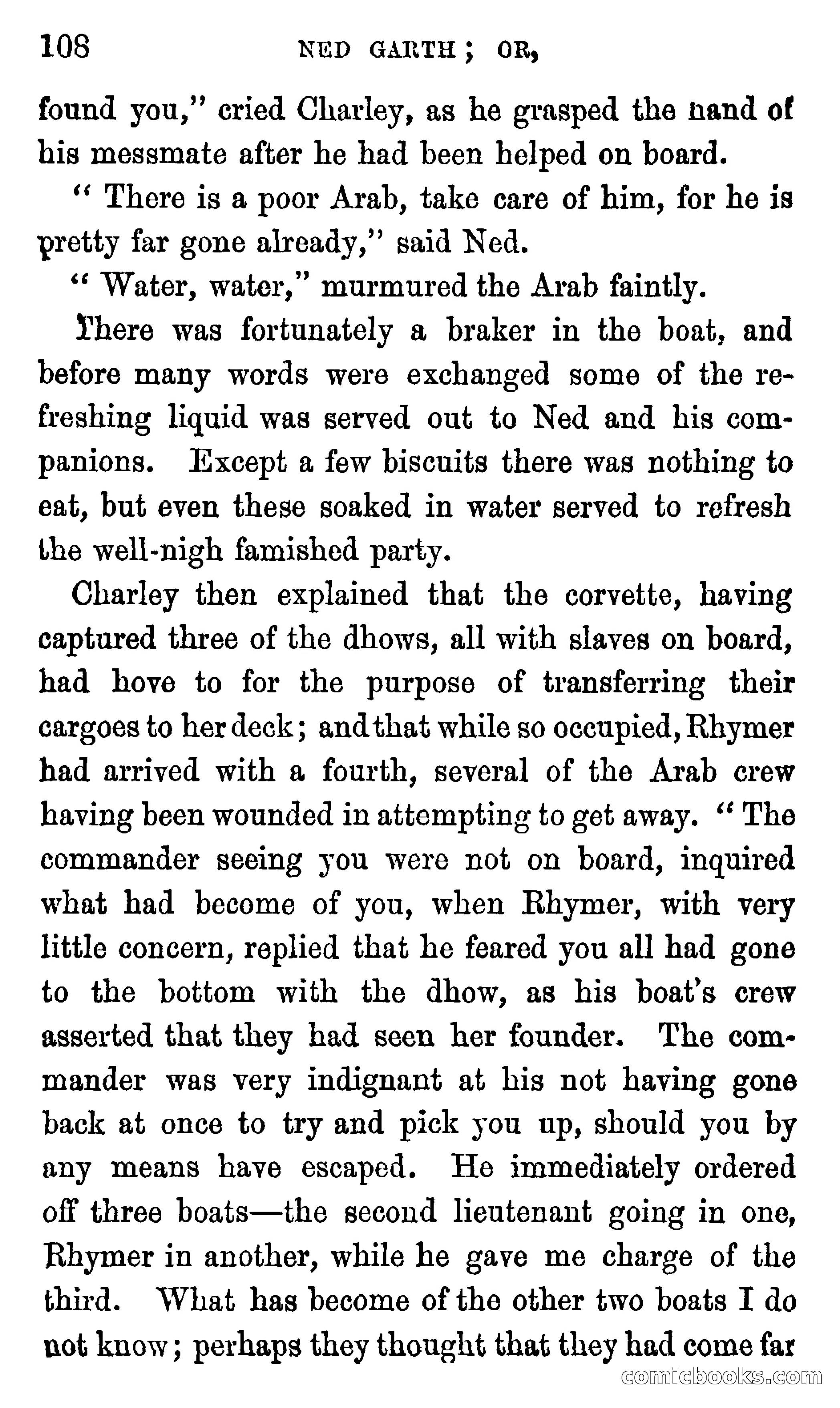 Ned Garth; or, Made Prisoner in Africa — page 112 of 260