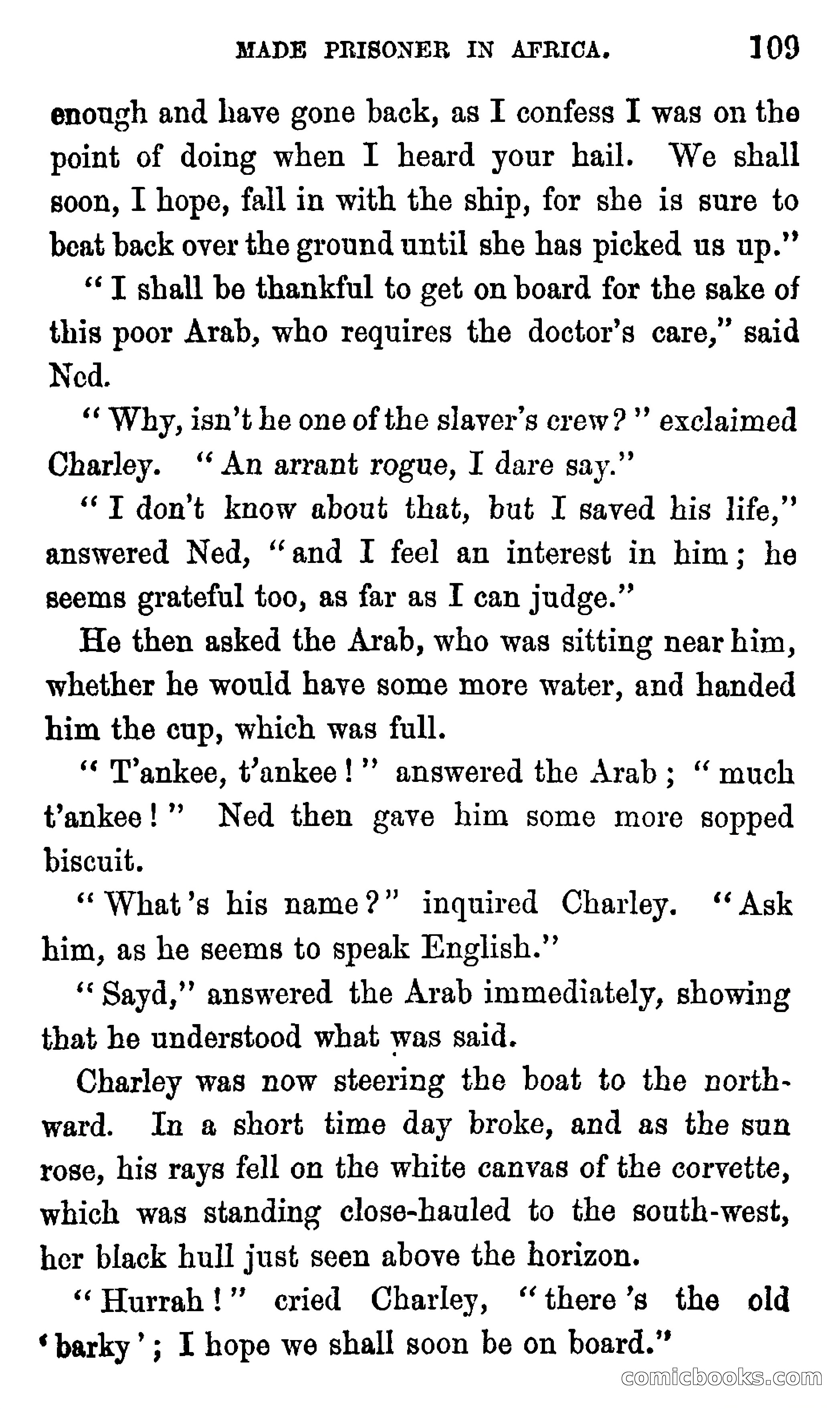 Ned Garth; or, Made Prisoner in Africa — page 113 of 260
