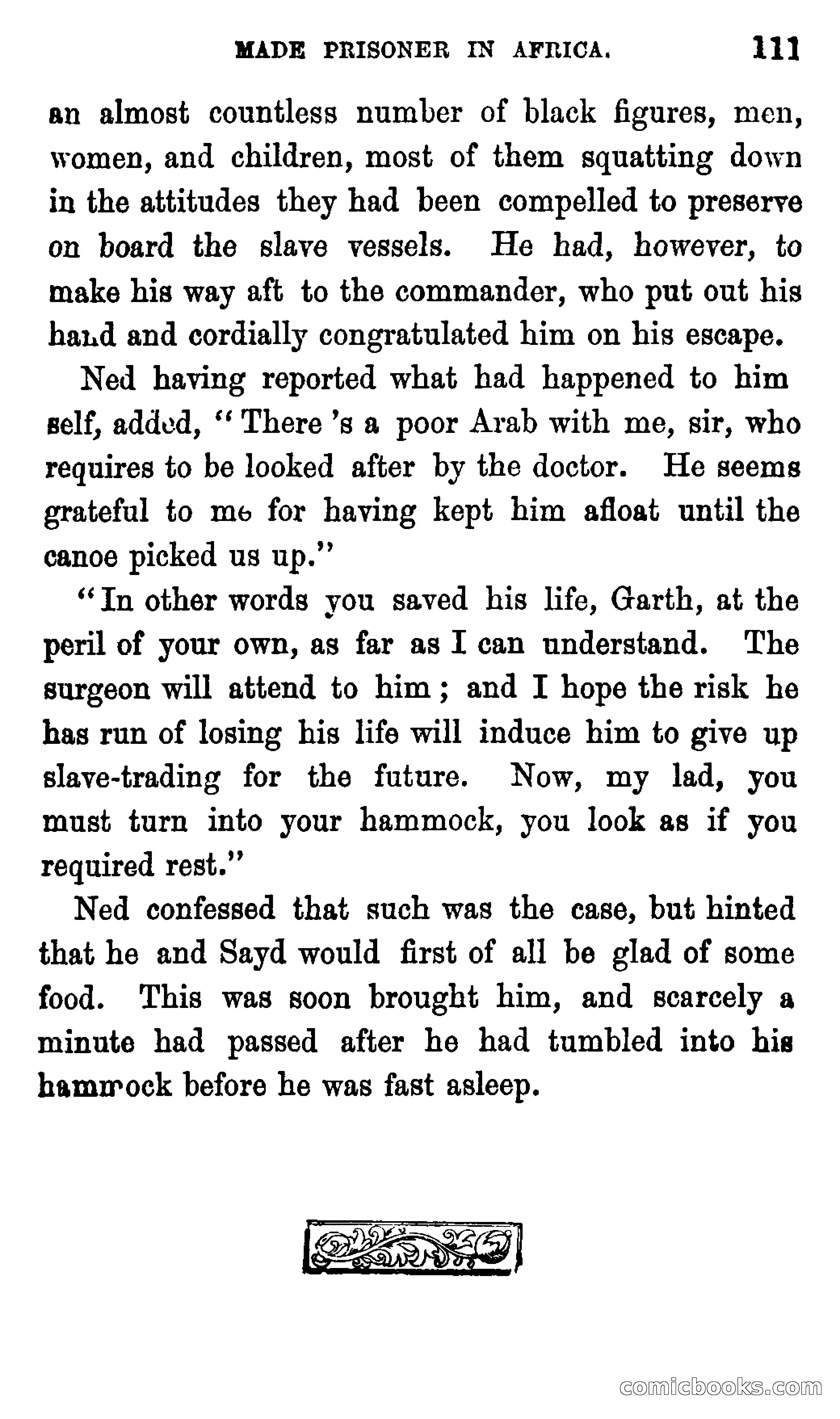 Ned Garth; or, Made Prisoner in Africa — page 115 of 260