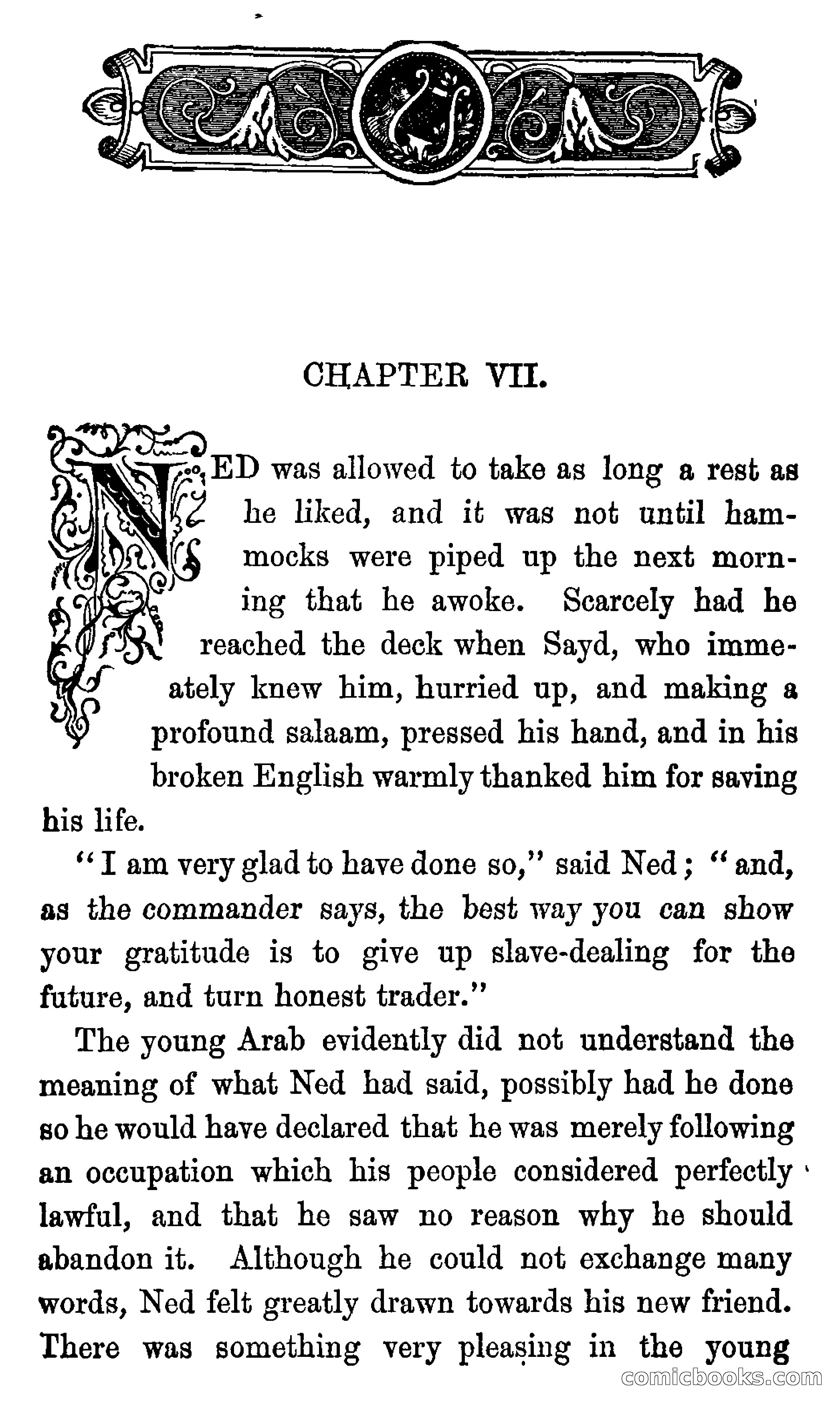 Ned Garth; or, Made Prisoner in Africa — page 116 of 260