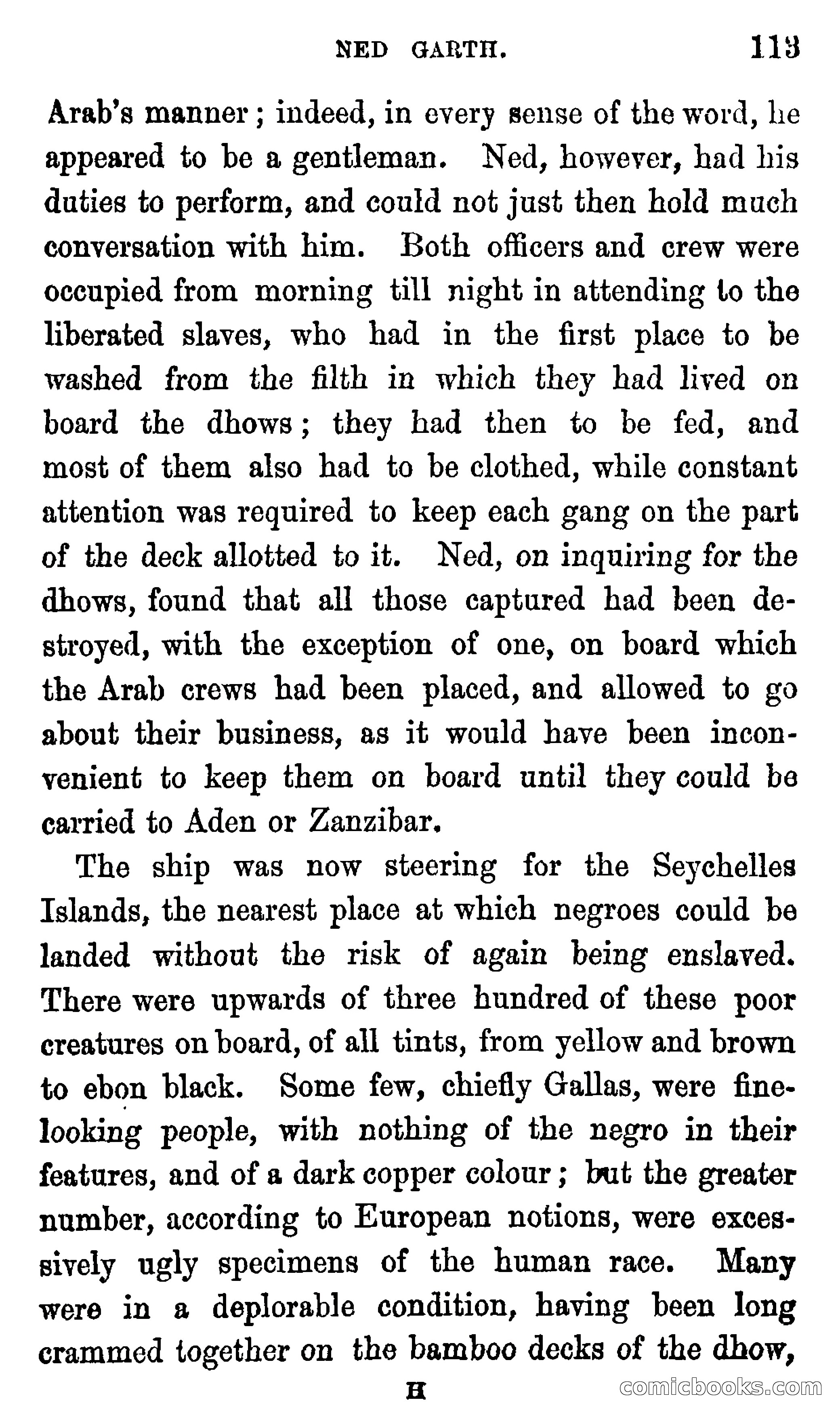 Ned Garth; or, Made Prisoner in Africa — page 117 of 260