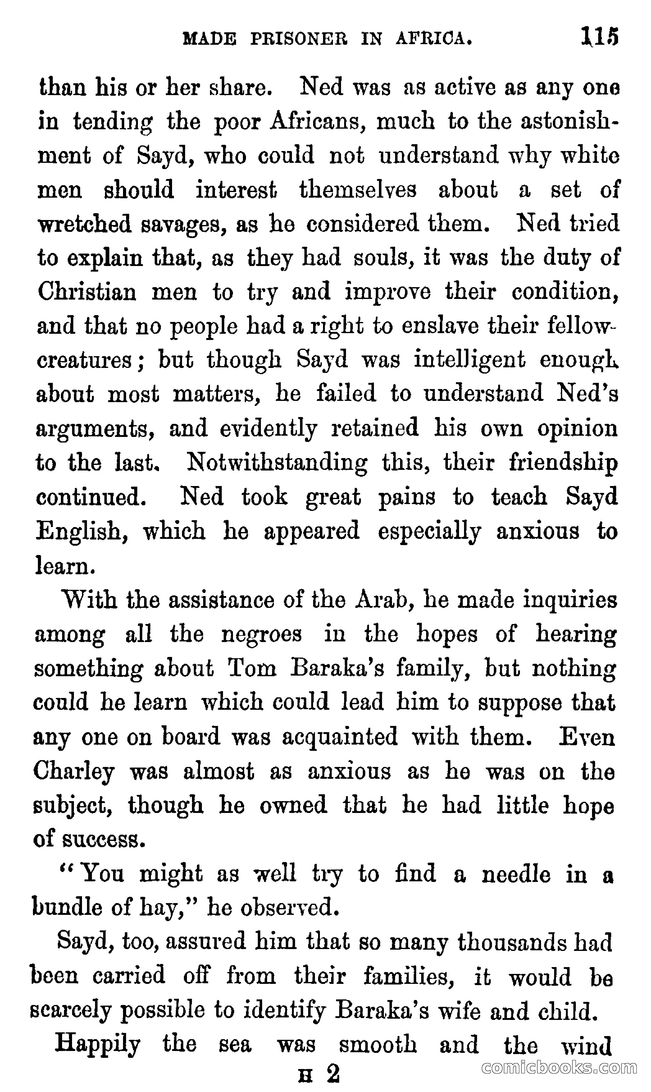 Ned Garth; or, Made Prisoner in Africa — page 119 of 260