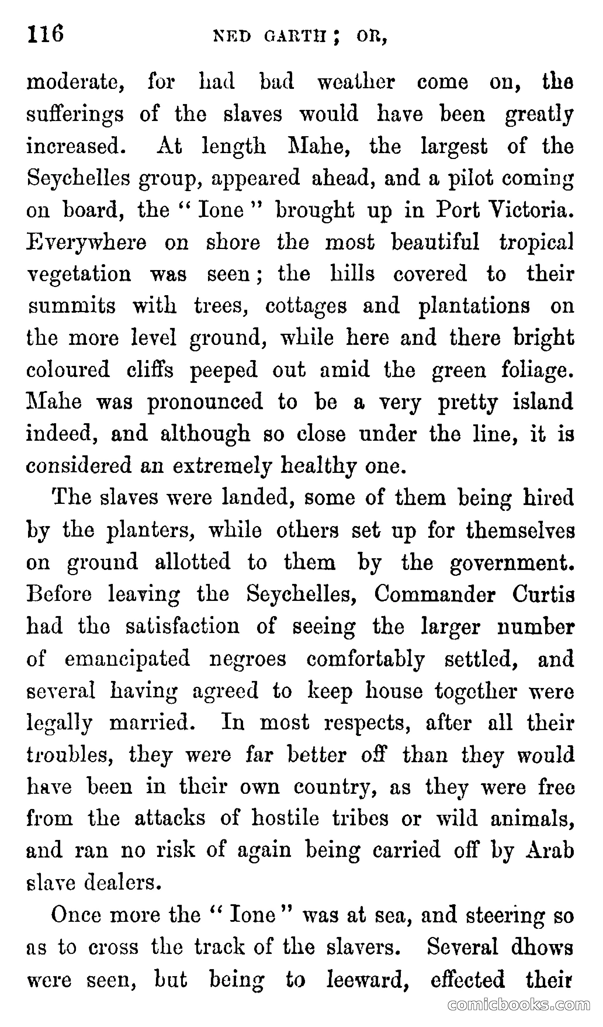 Ned Garth; or, Made Prisoner in Africa — page 120 of 260