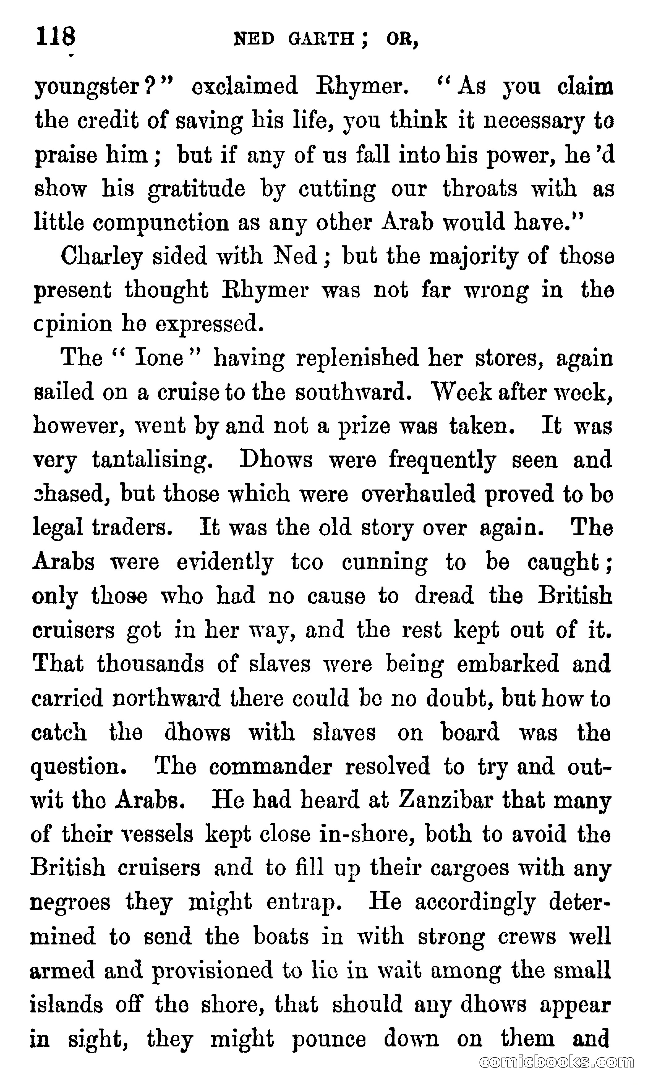 Ned Garth; or, Made Prisoner in Africa — page 122 of 260