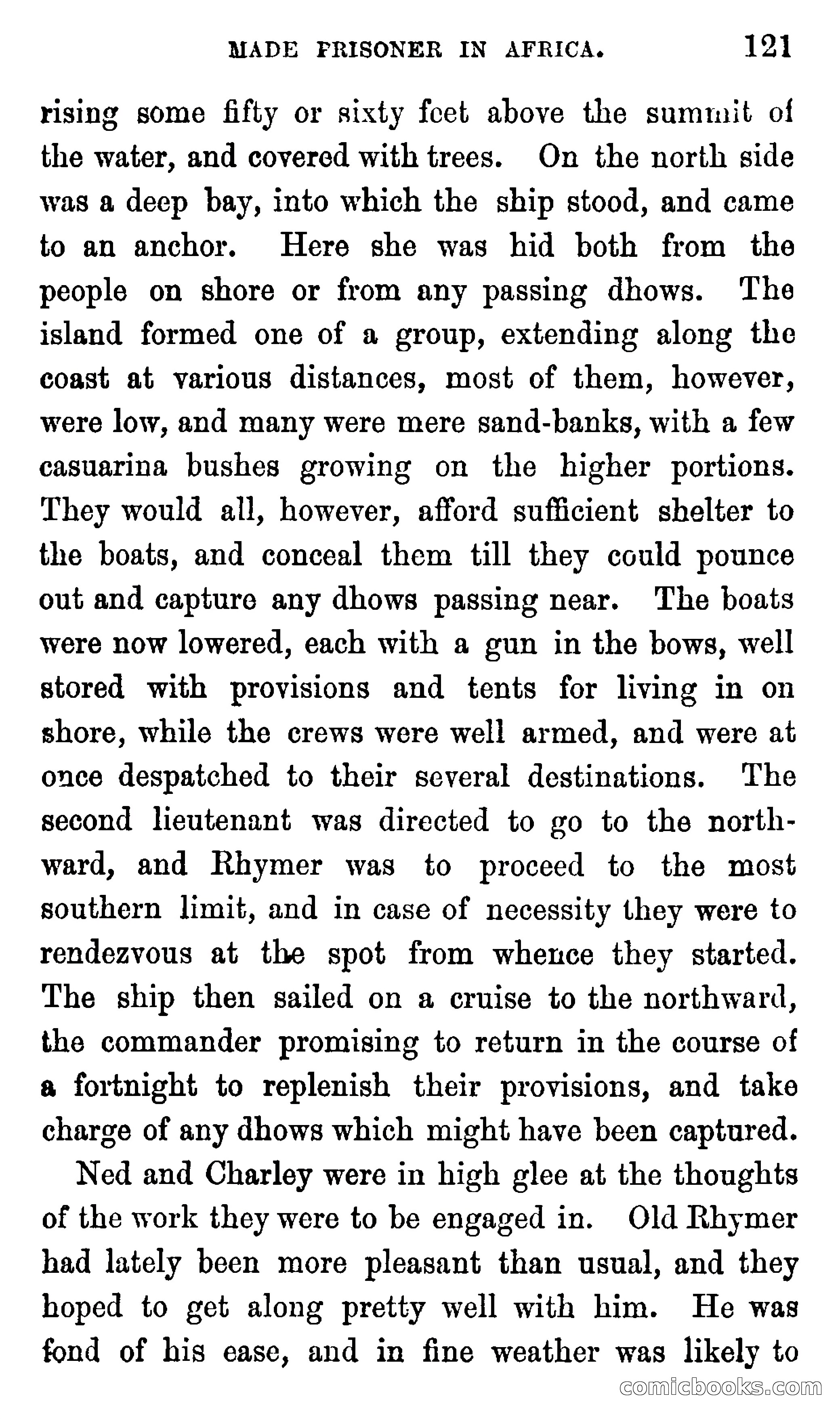 Ned Garth; or, Made Prisoner in Africa — page 125 of 260