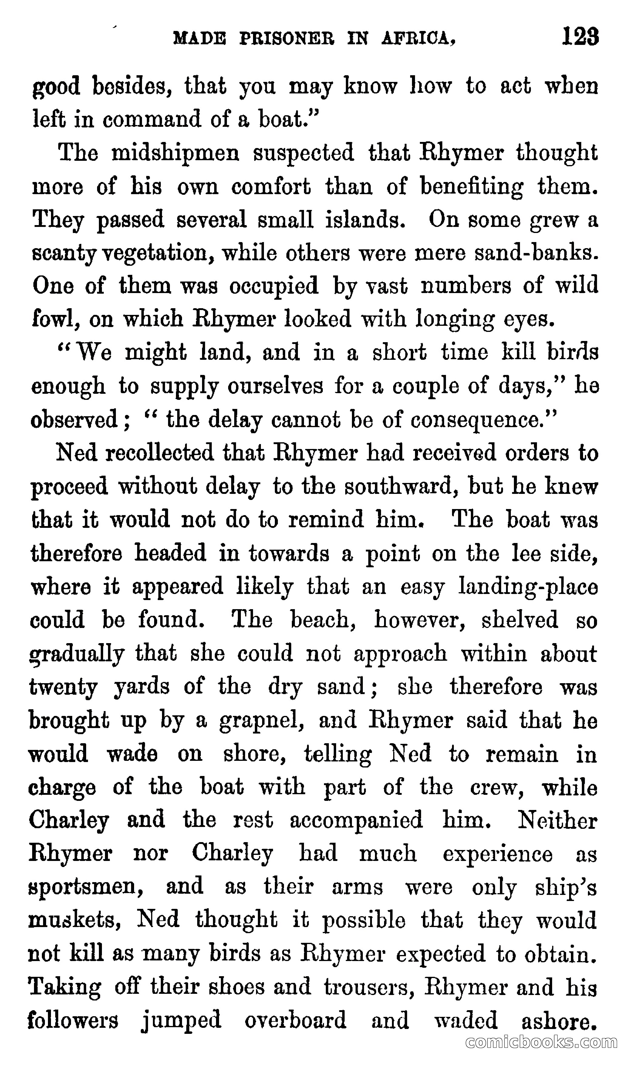 Ned Garth; or, Made Prisoner in Africa — page 127 of 260