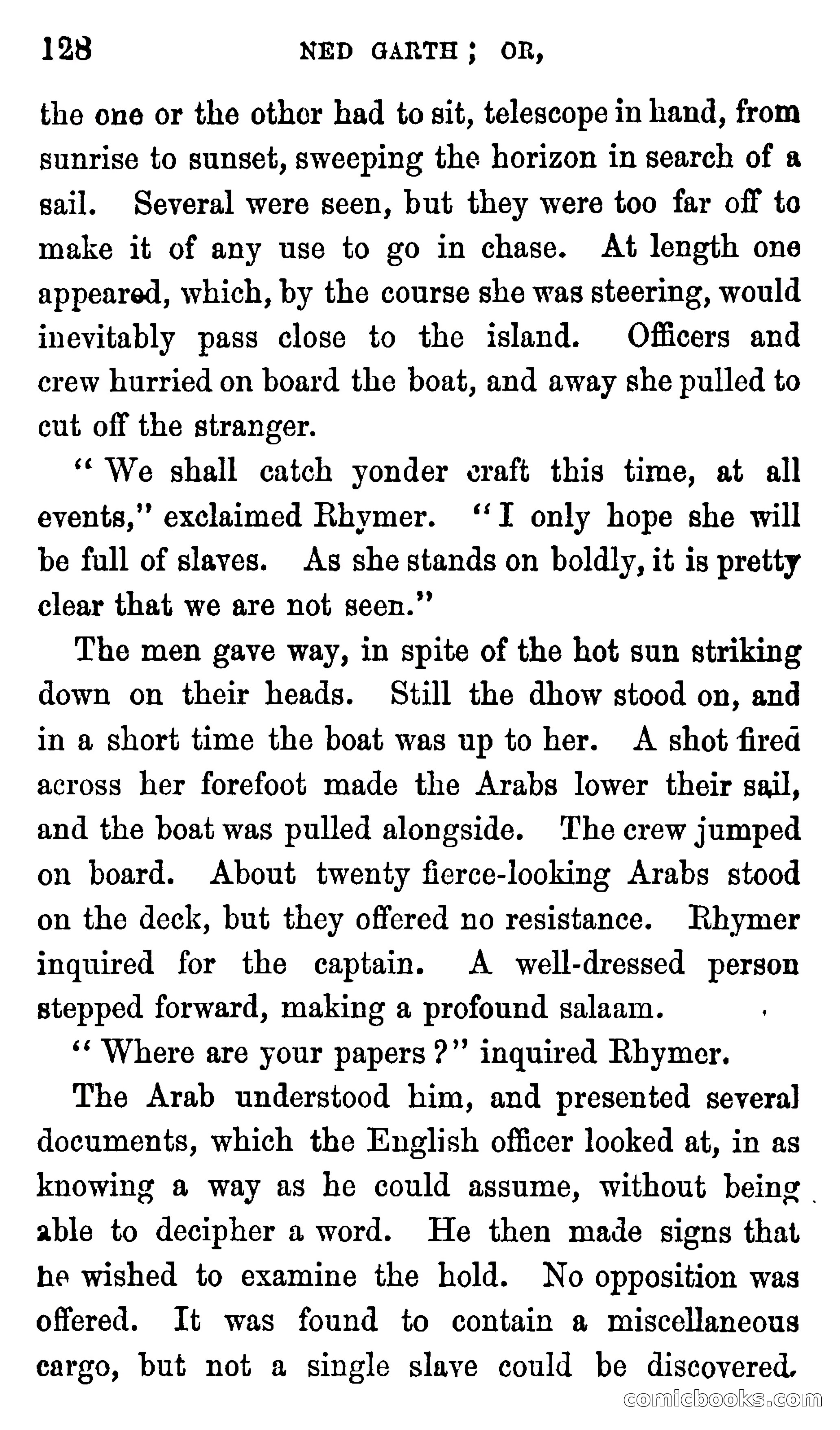 Ned Garth; or, Made Prisoner in Africa — page 132 of 260