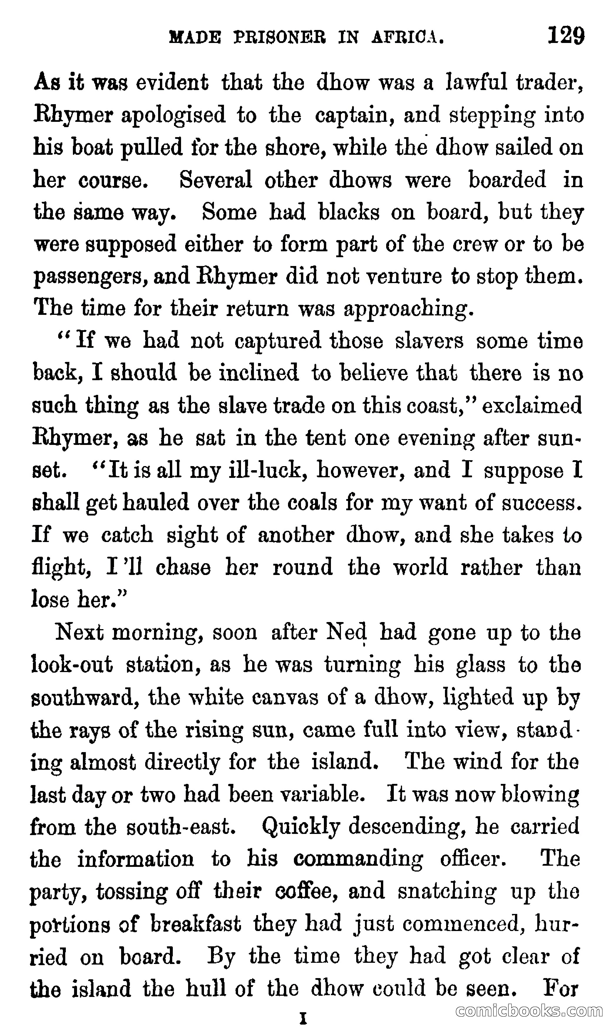Ned Garth; or, Made Prisoner in Africa — page 133 of 260