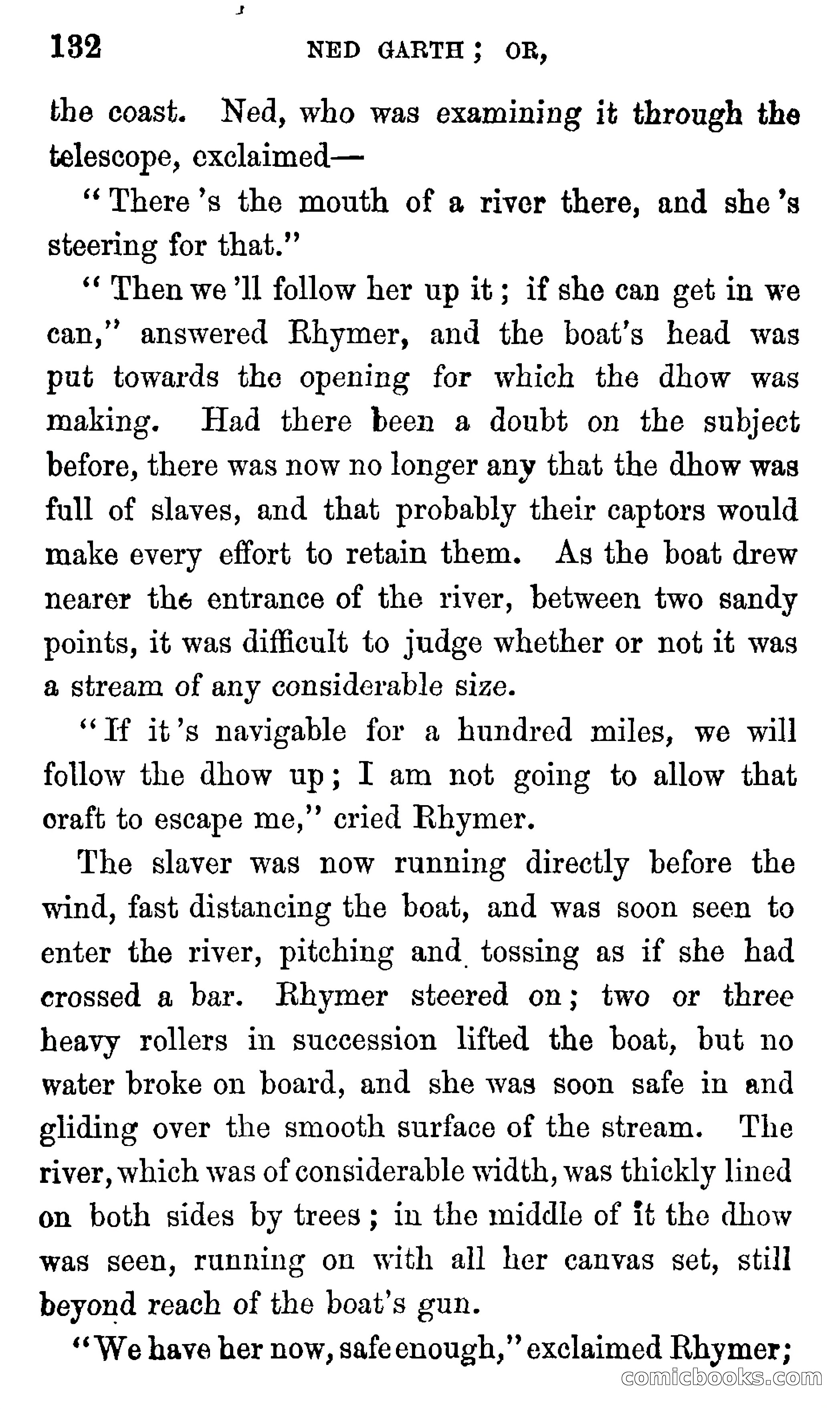 Ned Garth; or, Made Prisoner in Africa — page 136 of 260