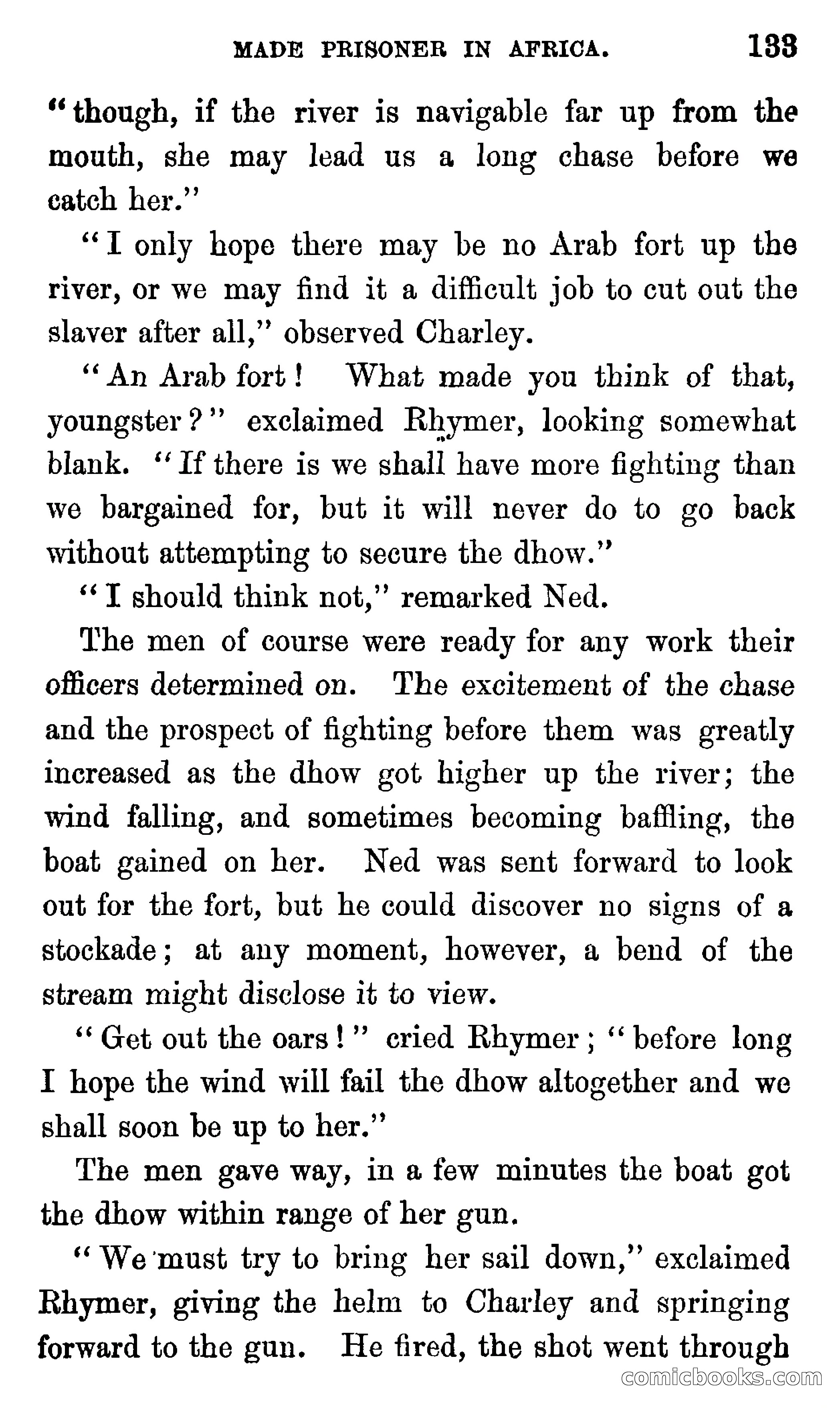 Ned Garth; or, Made Prisoner in Africa — page 137 of 260