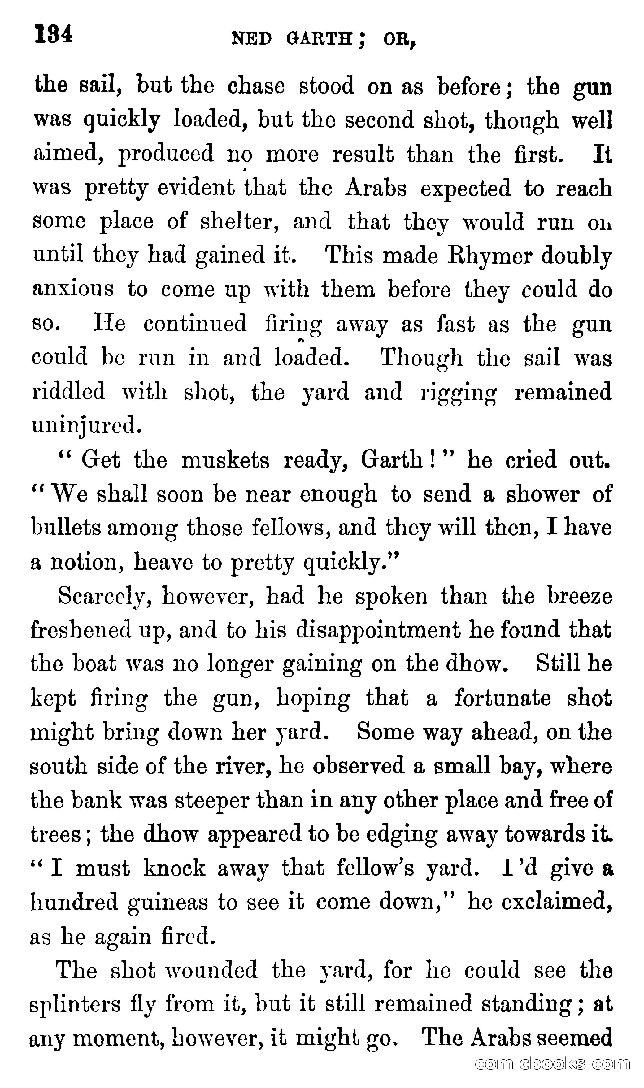 Ned Garth; or, Made Prisoner in Africa — page 138 of 260