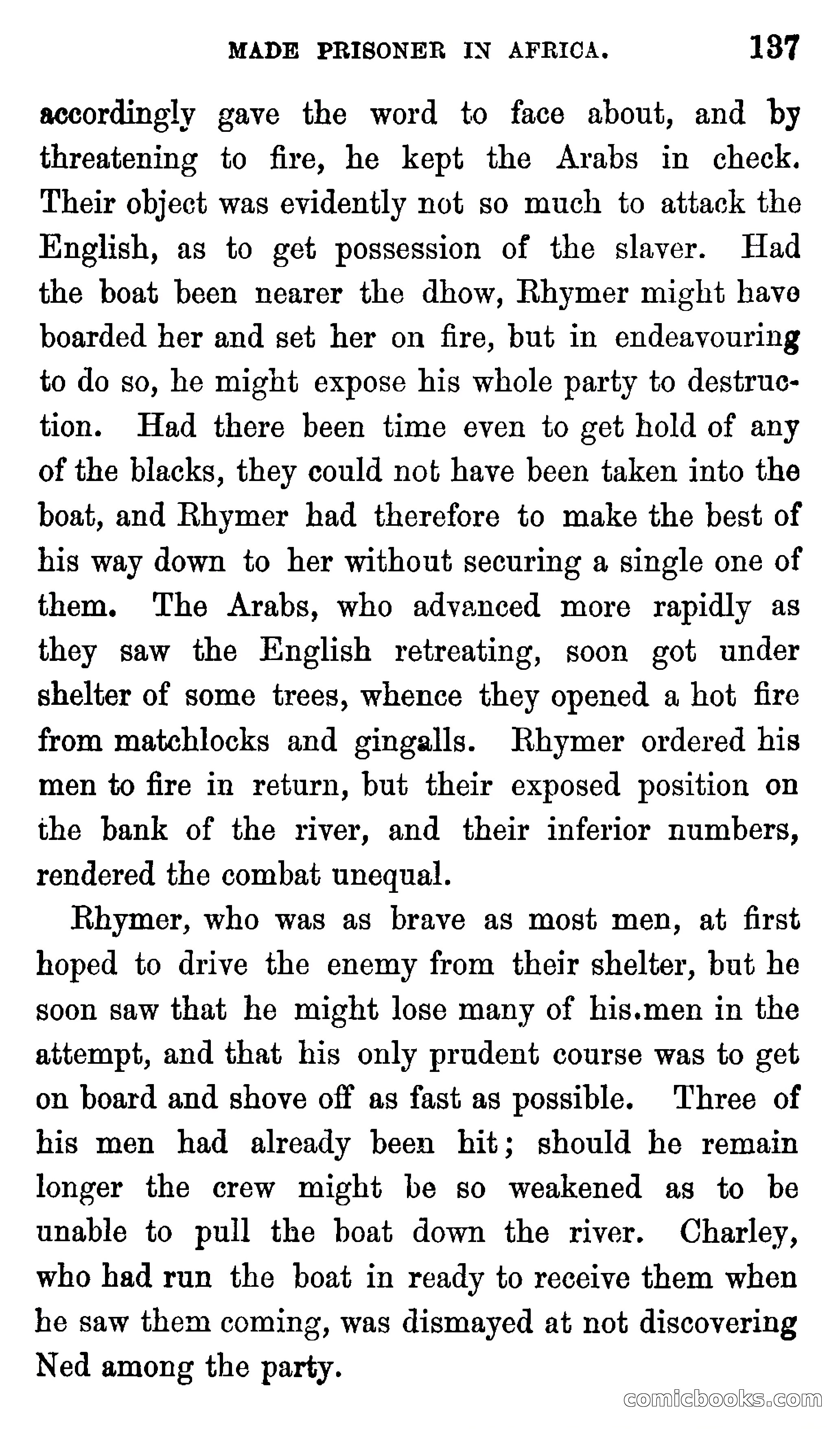 Ned Garth; or, Made Prisoner in Africa — page 141 of 260