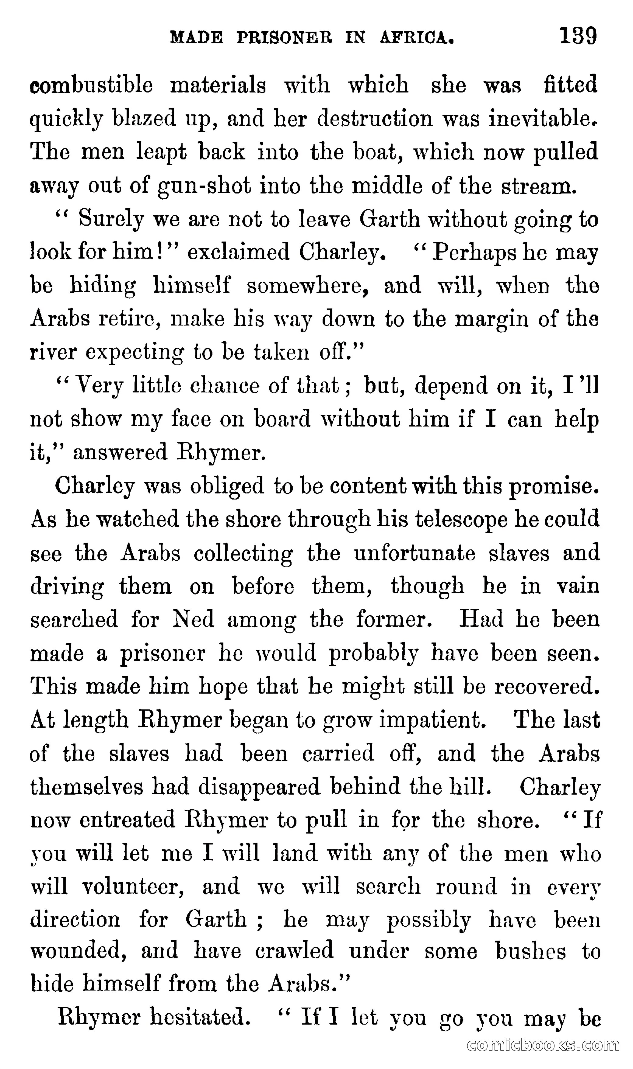 Ned Garth; or, Made Prisoner in Africa — page 143 of 260