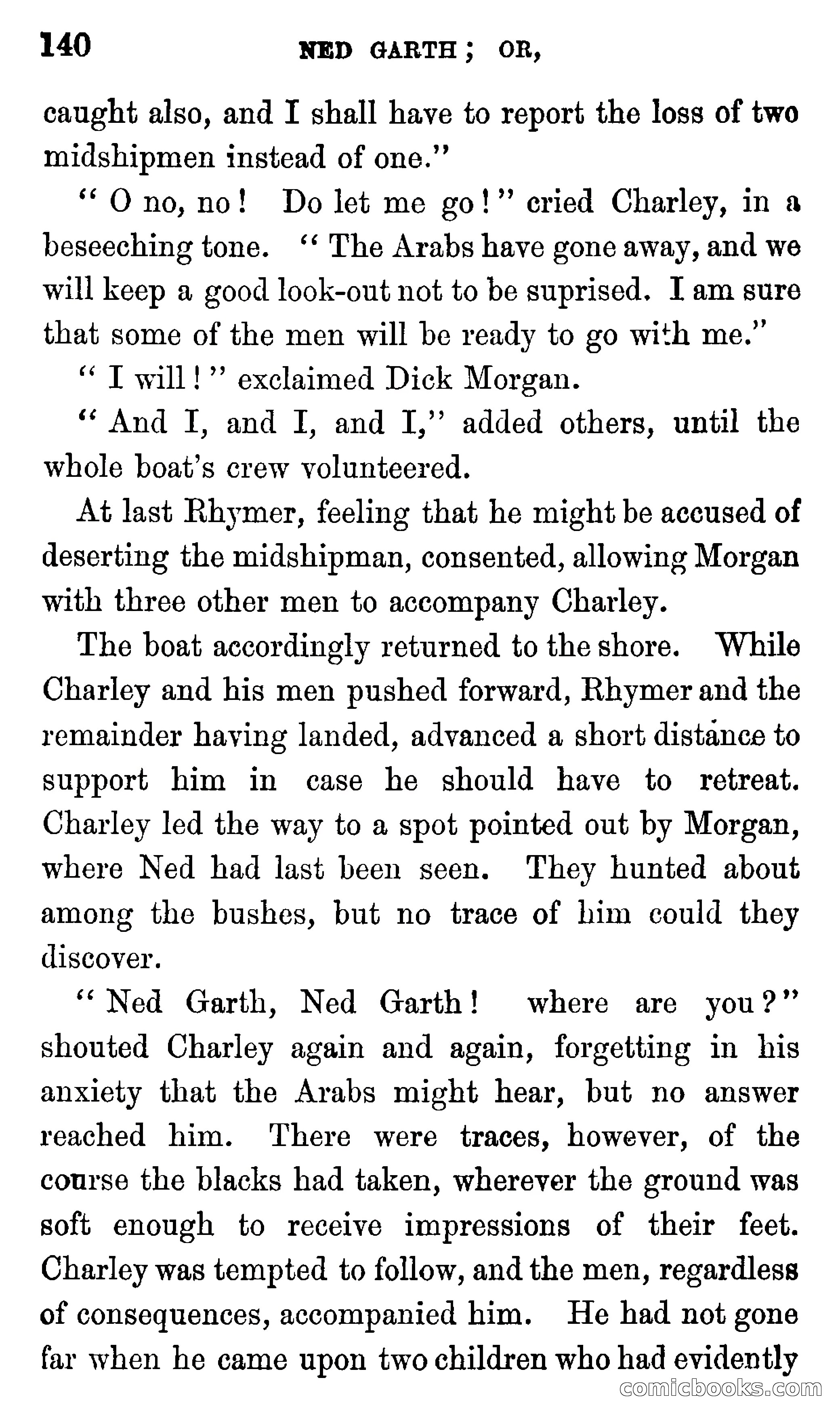 Ned Garth; or, Made Prisoner in Africa — page 144 of 260