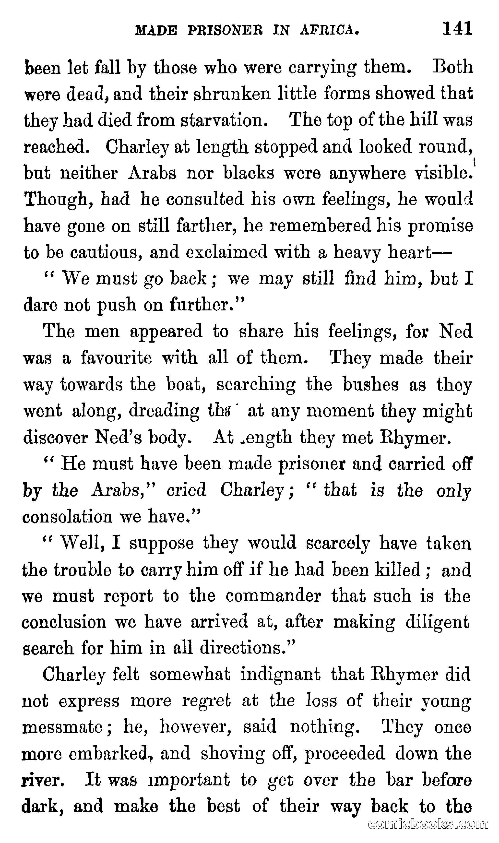 Ned Garth; or, Made Prisoner in Africa — page 145 of 260
