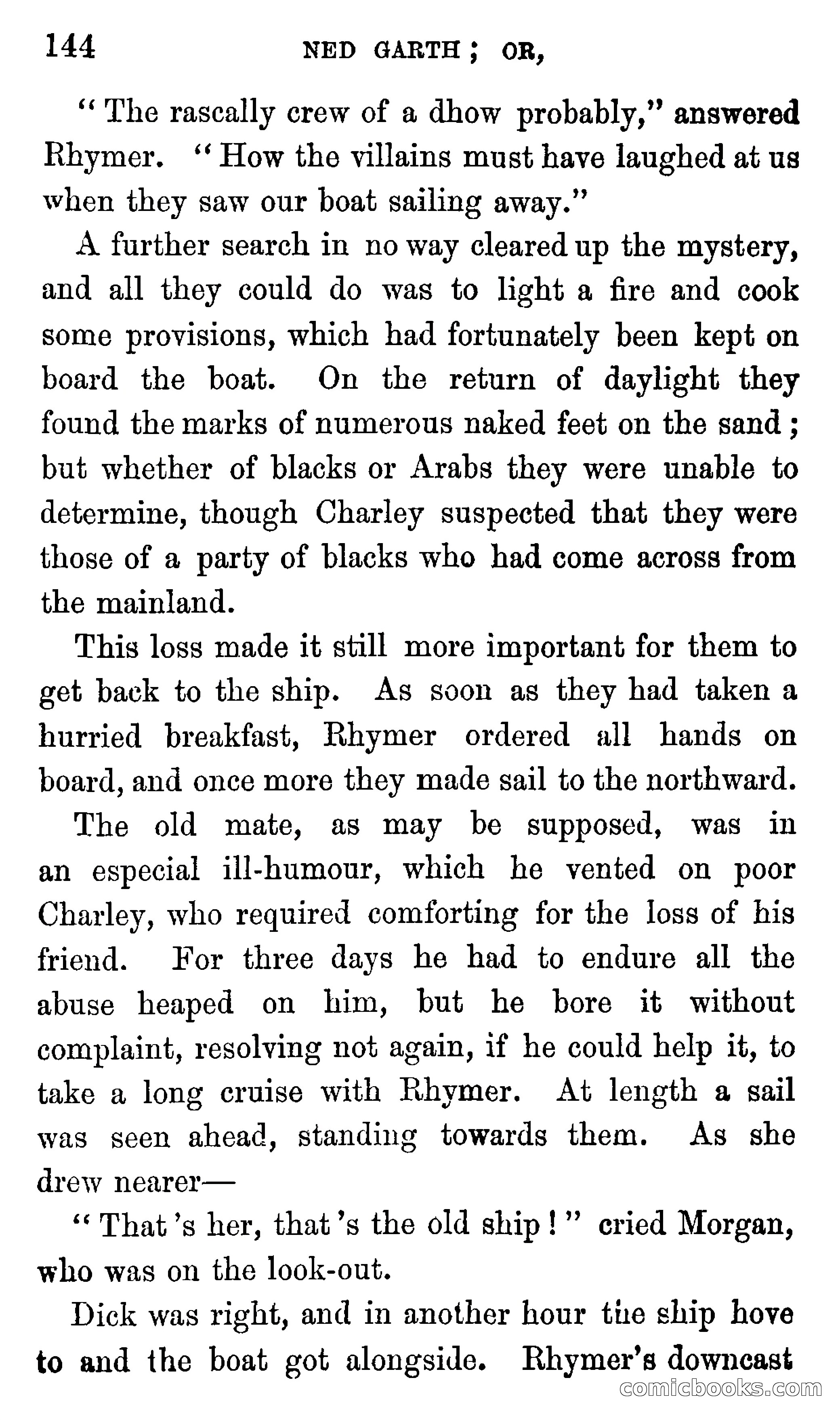 Ned Garth; or, Made Prisoner in Africa — page 148 of 260