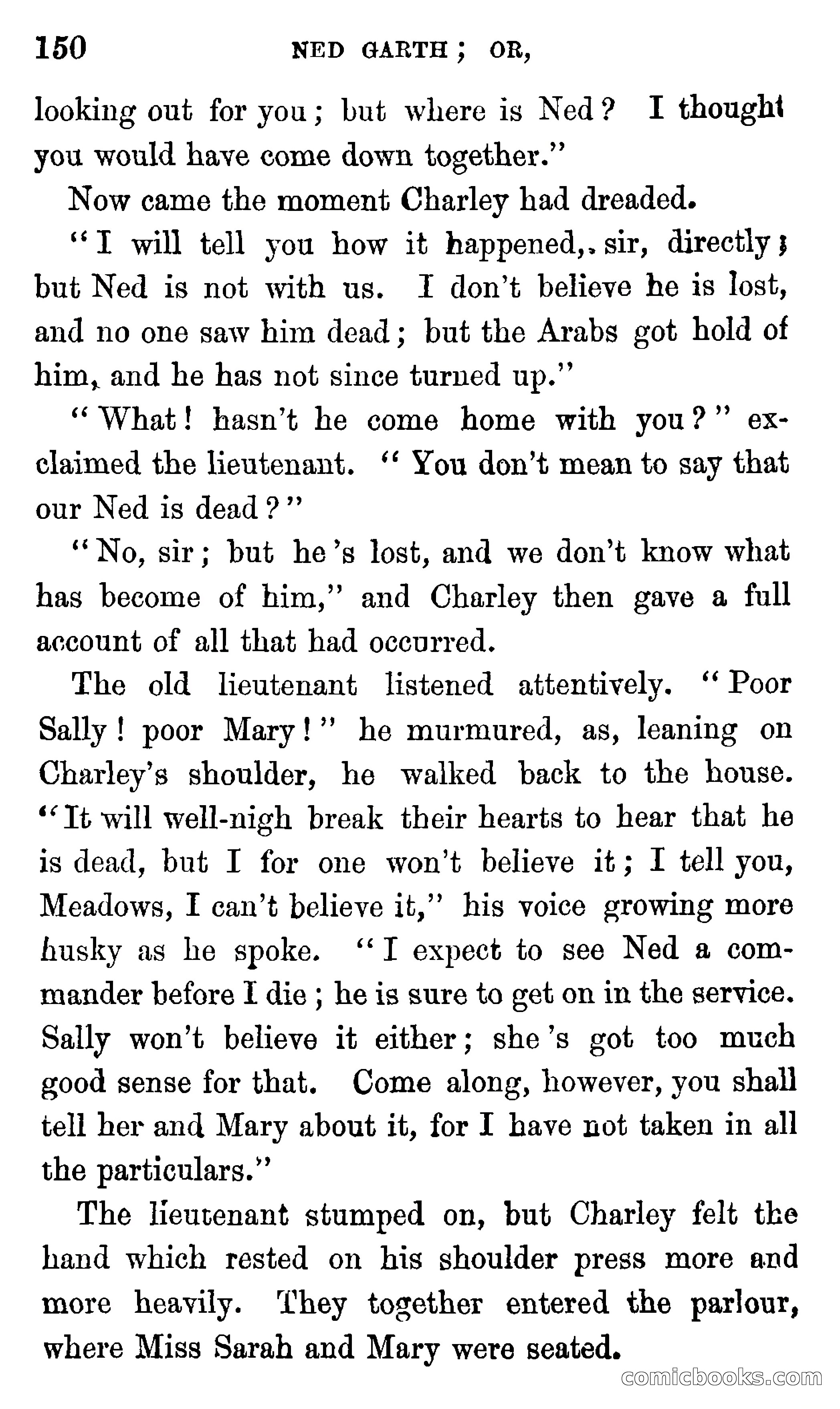 Ned Garth; or, Made Prisoner in Africa — page 154 of 260