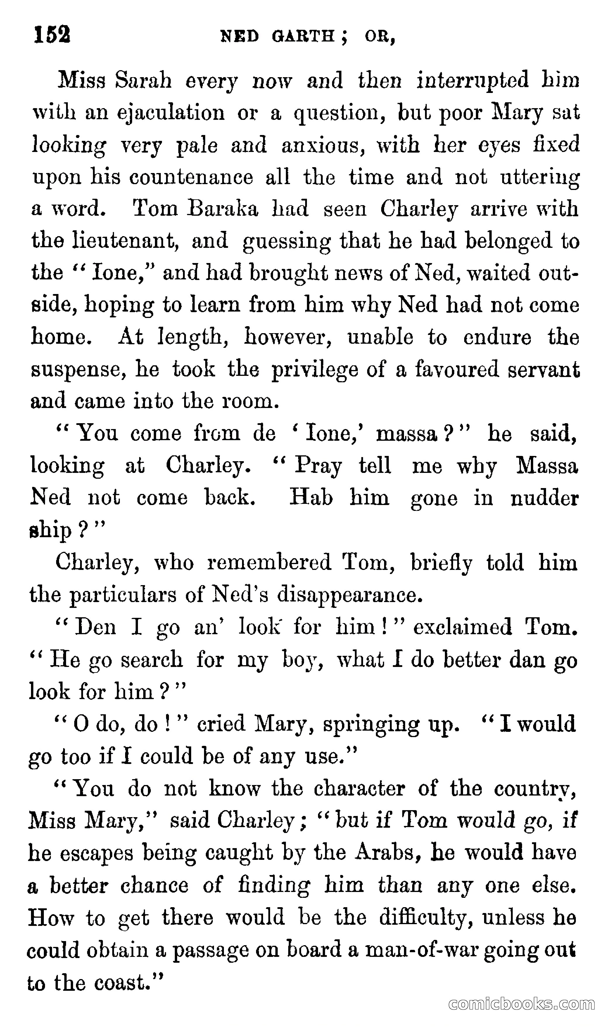 Ned Garth; or, Made Prisoner in Africa — page 156 of 260