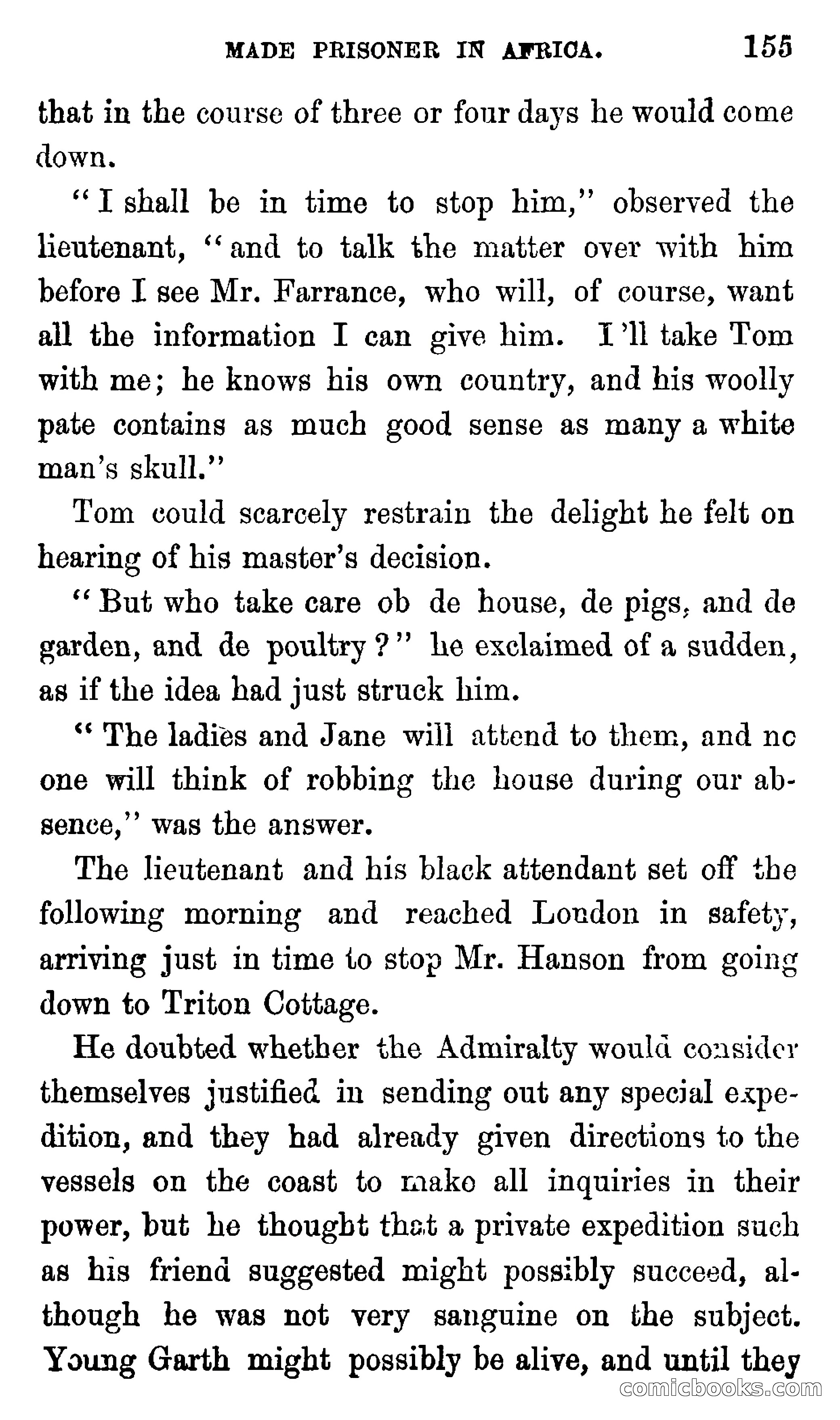 Ned Garth; or, Made Prisoner in Africa — page 159 of 260