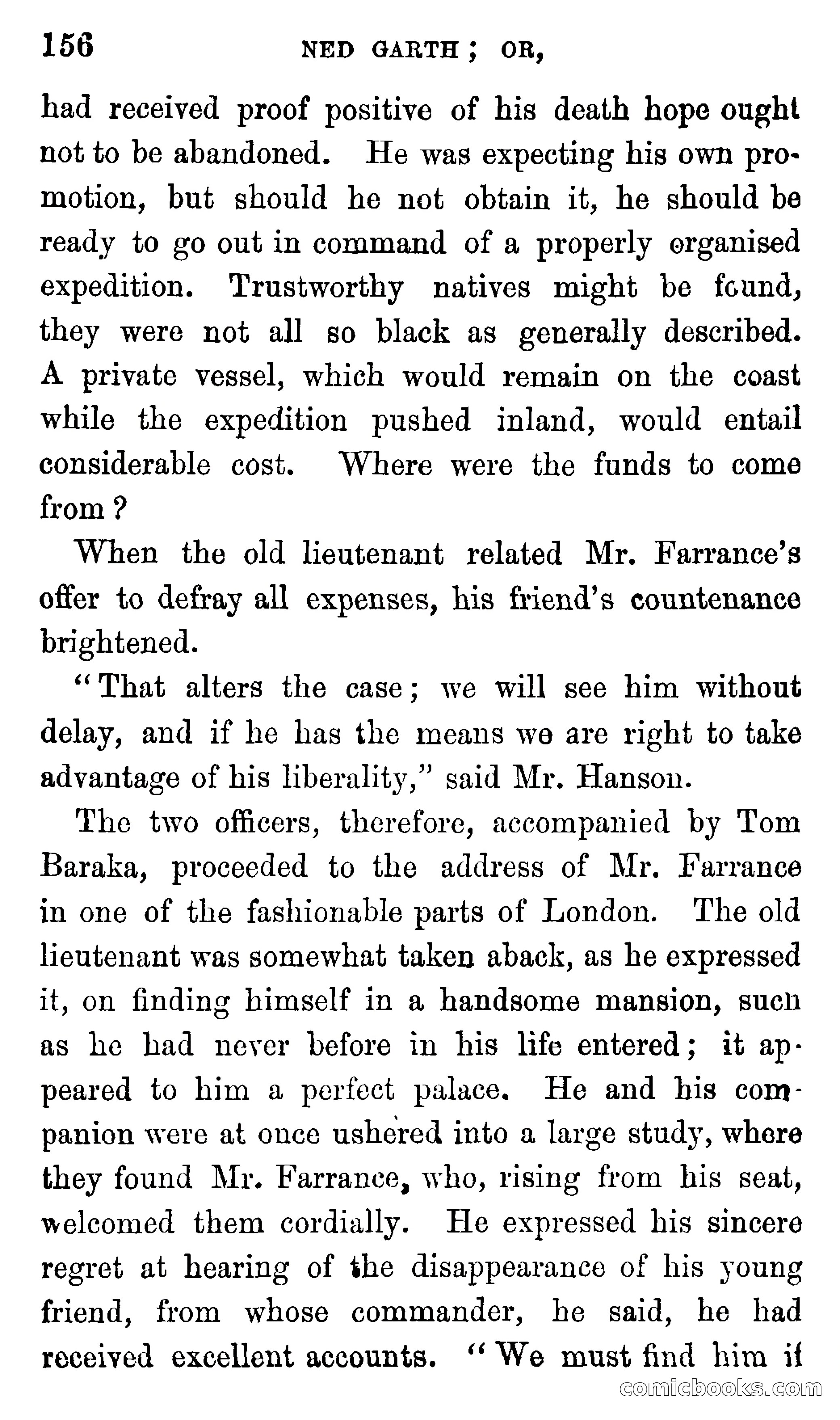 Ned Garth; or, Made Prisoner in Africa — page 160 of 260