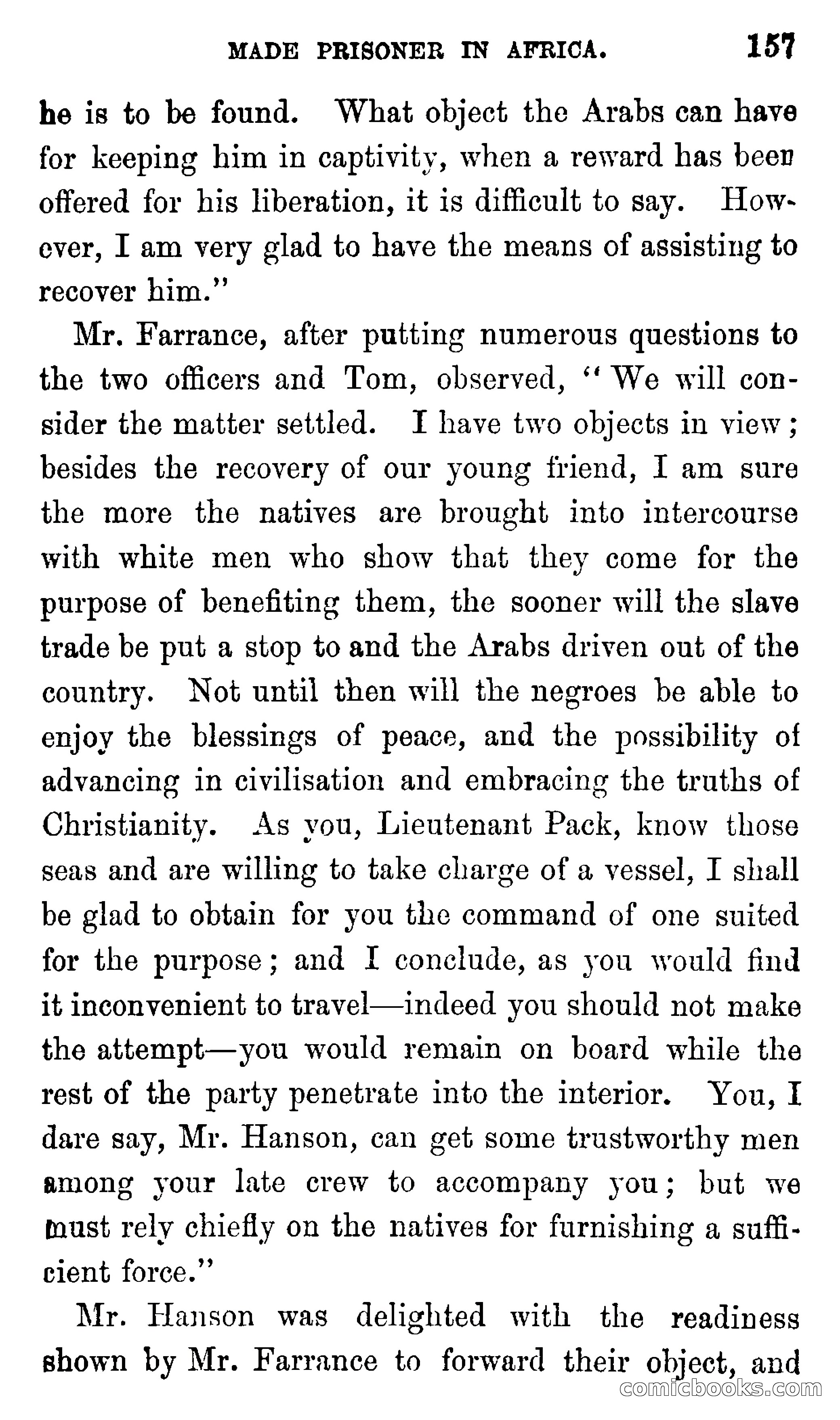 Ned Garth; or, Made Prisoner in Africa — page 161 of 260